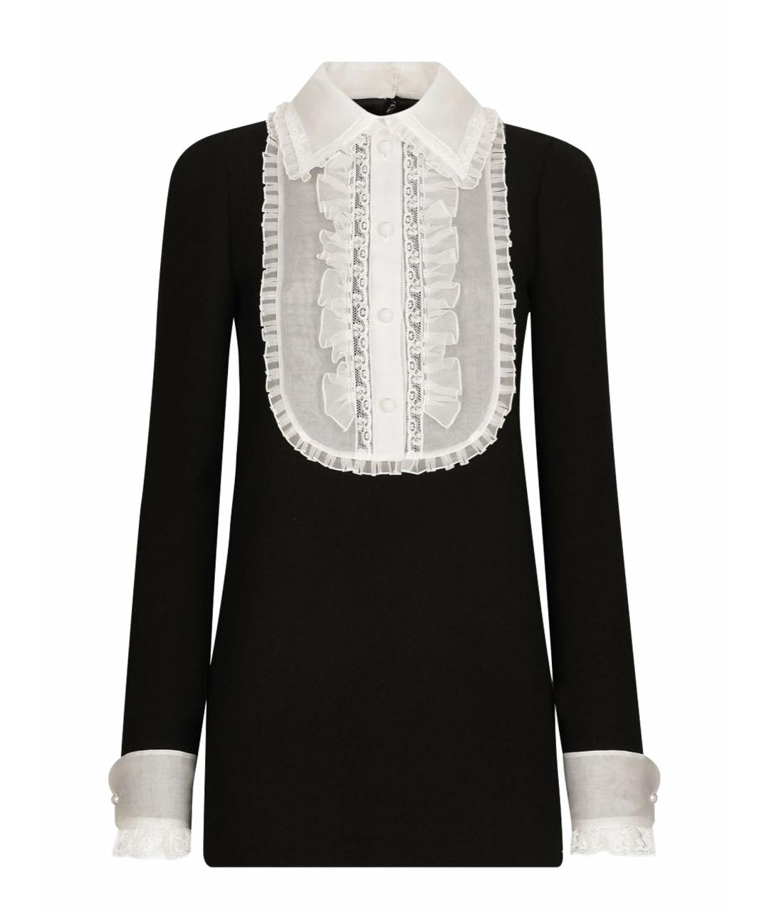 DOLCE&GABBANA Черное коктейльное платье, фото 9