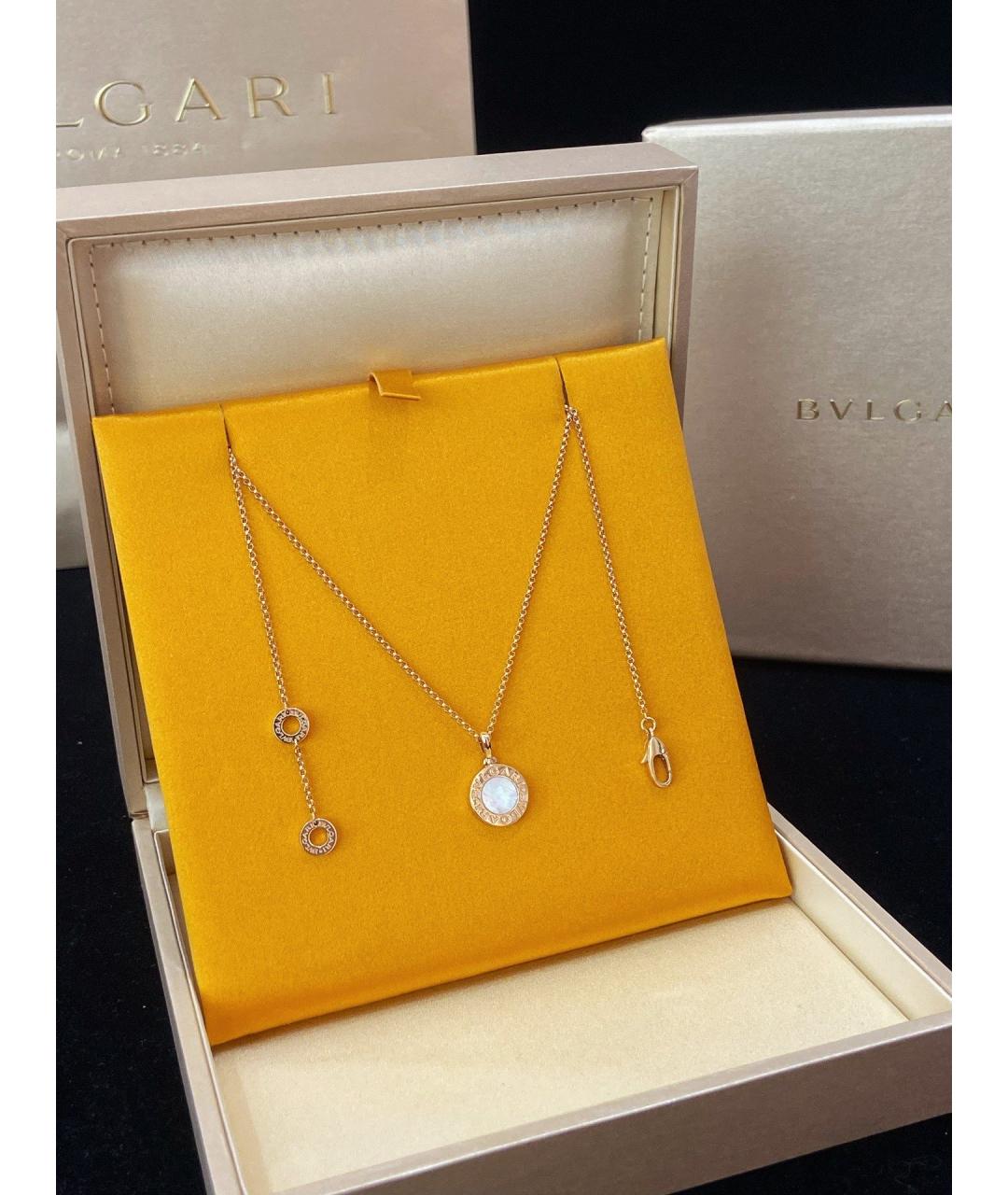 BVLGARI Золотое колье из розового золота, фото 3