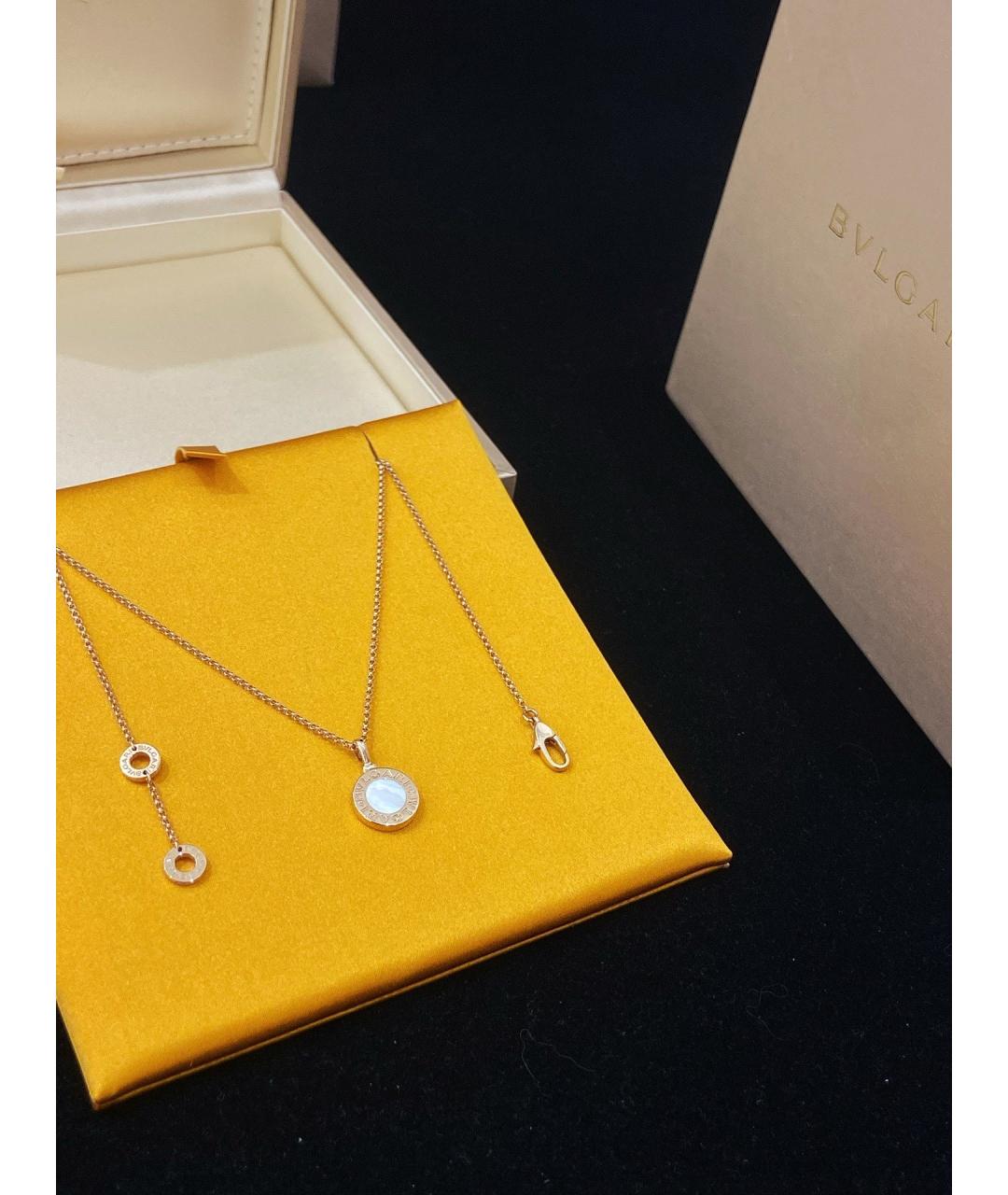 BVLGARI Золотое колье из розового золота, фото 4