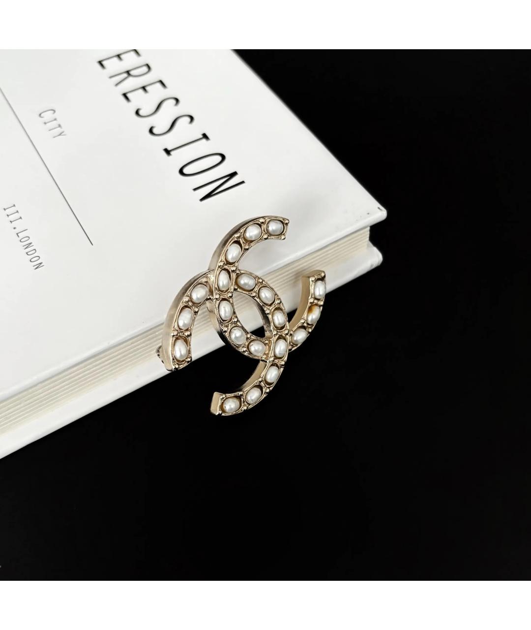 CHANEL Золотая булавка / брошь, фото 8