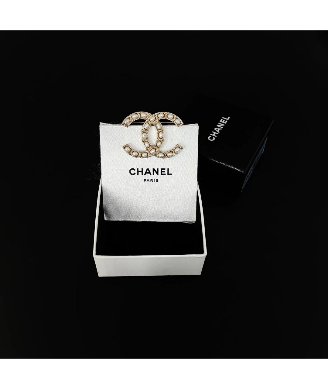 CHANEL Золотая булавка / брошь, фото 3