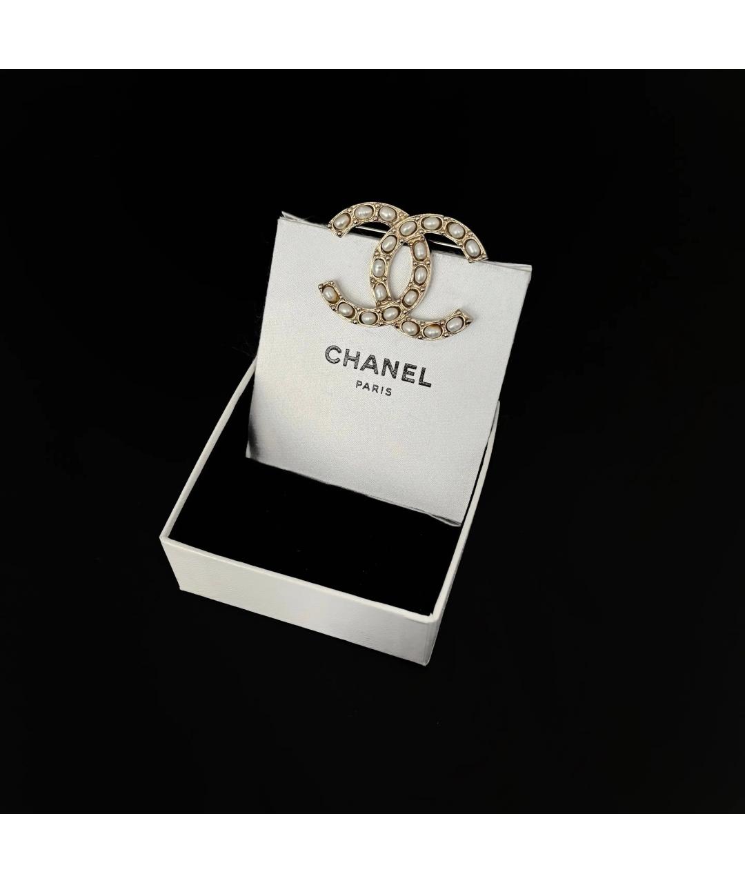 CHANEL Золотая булавка / брошь, фото 6