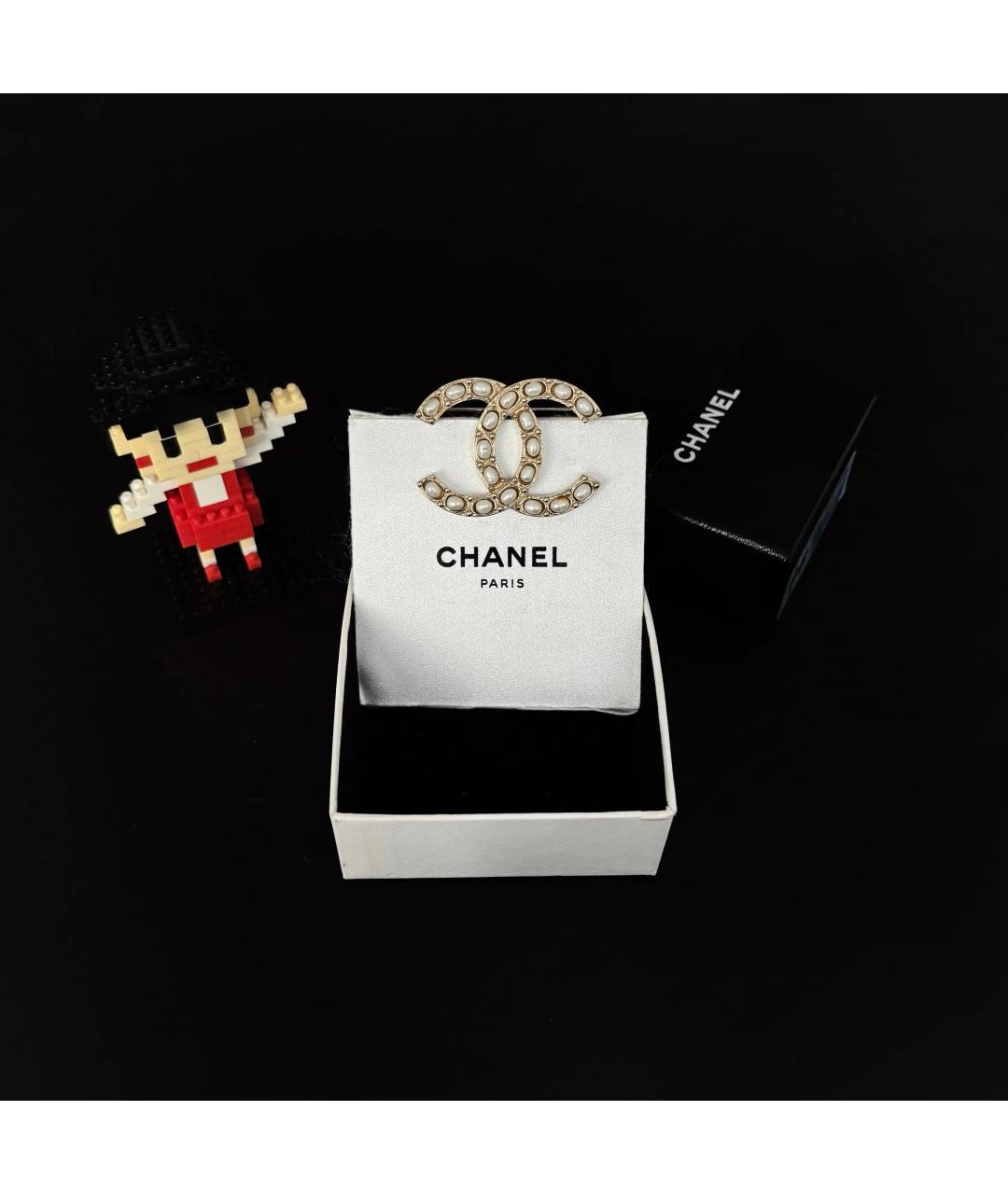 CHANEL Золотая булавка / брошь, фото 2