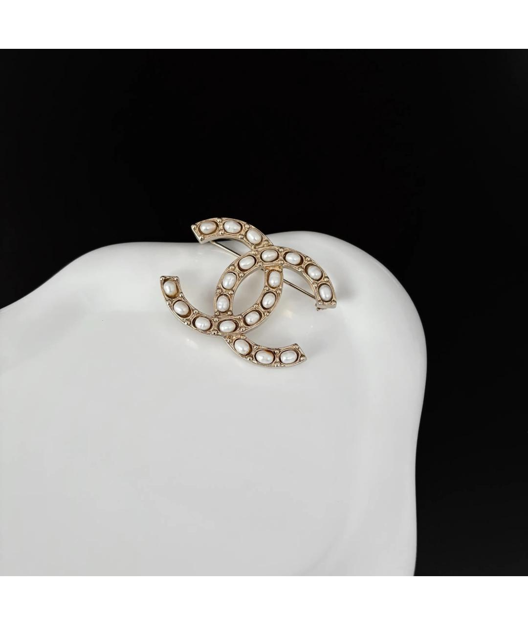 CHANEL Золотая булавка / брошь, фото 10