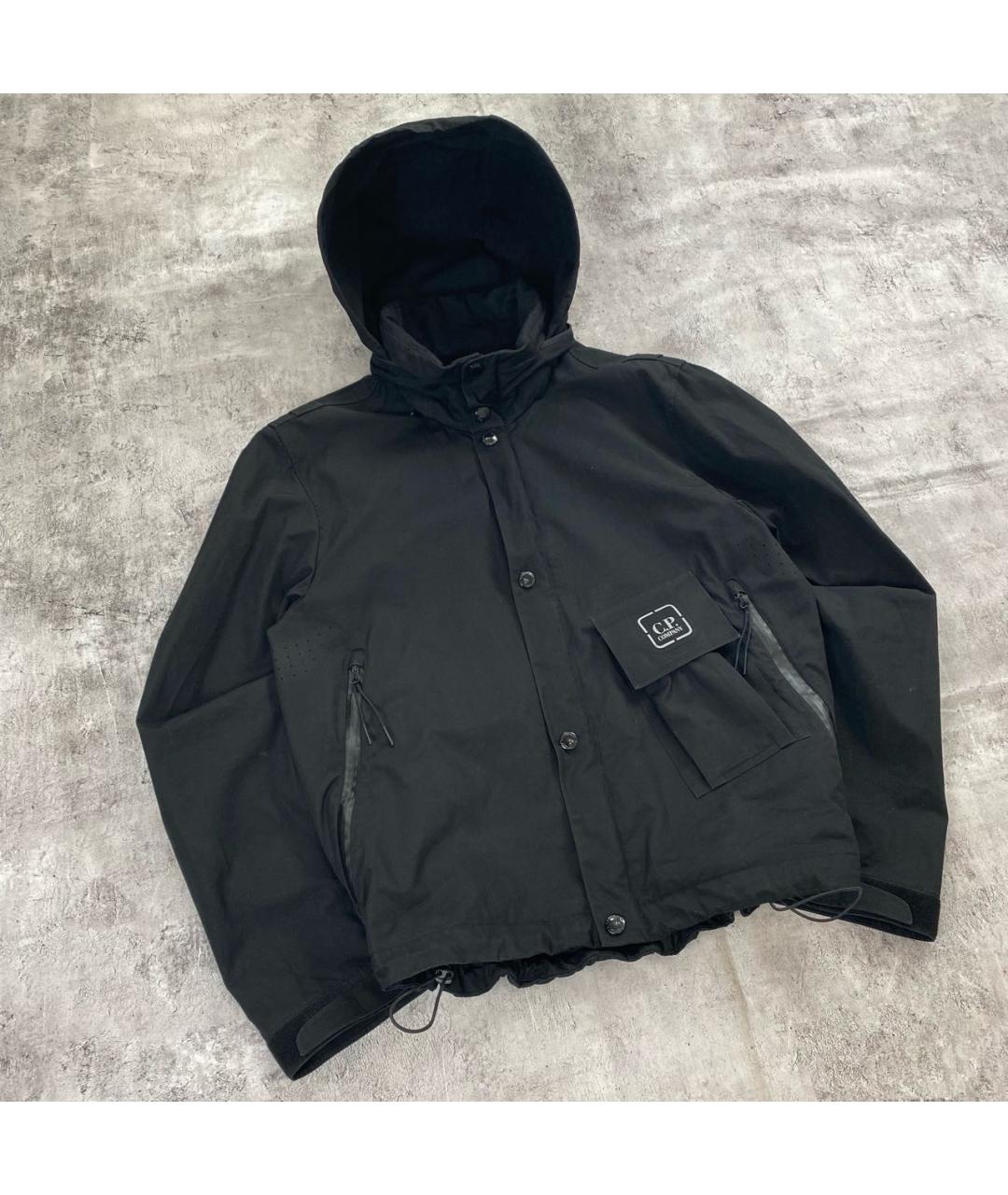 CP COMPANY Черная хлопковая куртка, фото 2