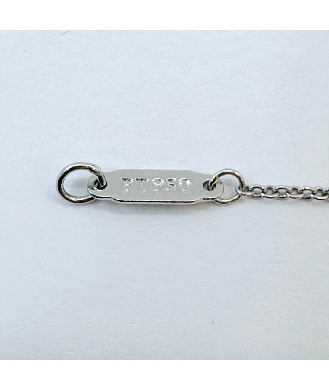 TIFFANY&CO Серебряное платиновое колье, фото 9