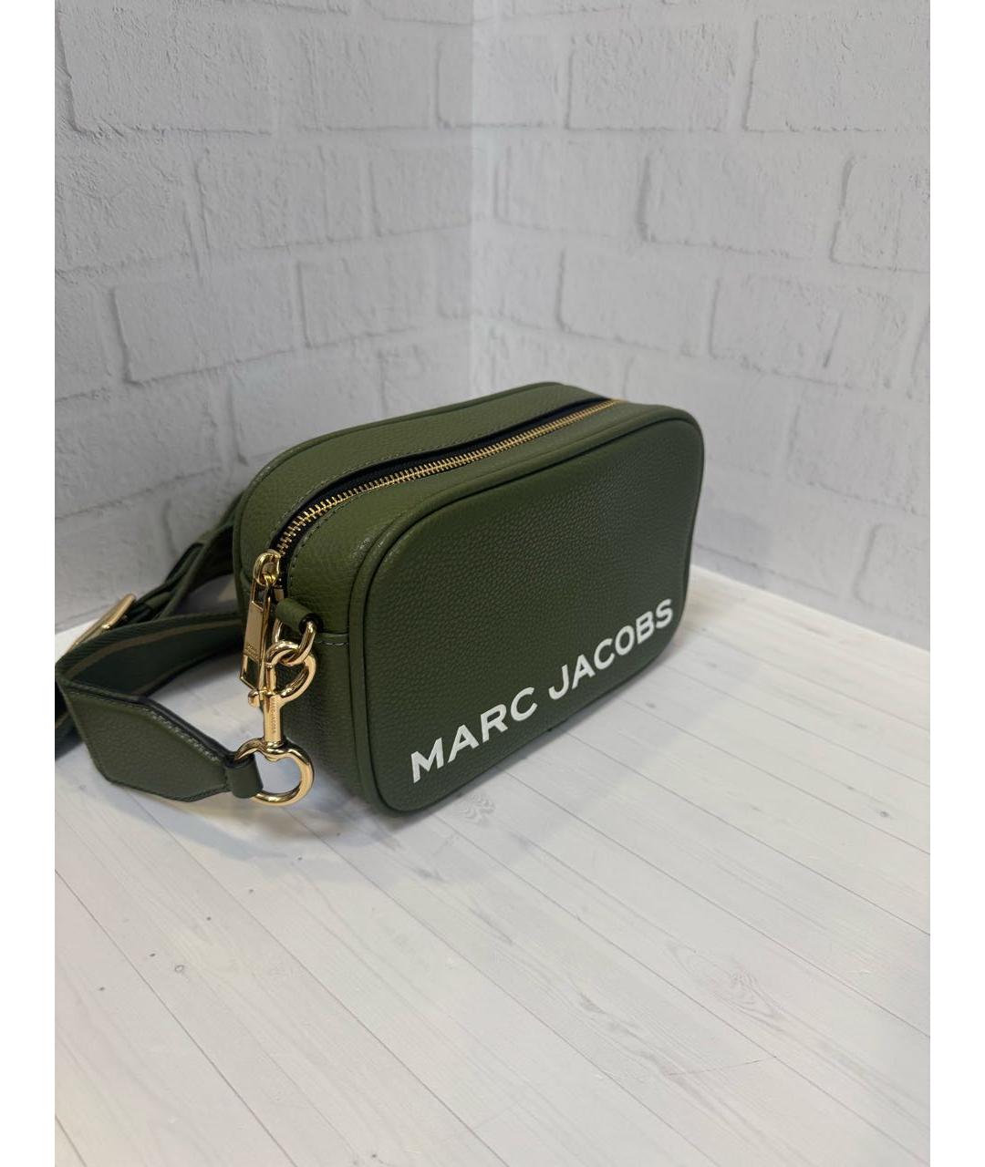 MARC JACOBS Хаки кожаная сумка через плечо, фото 2