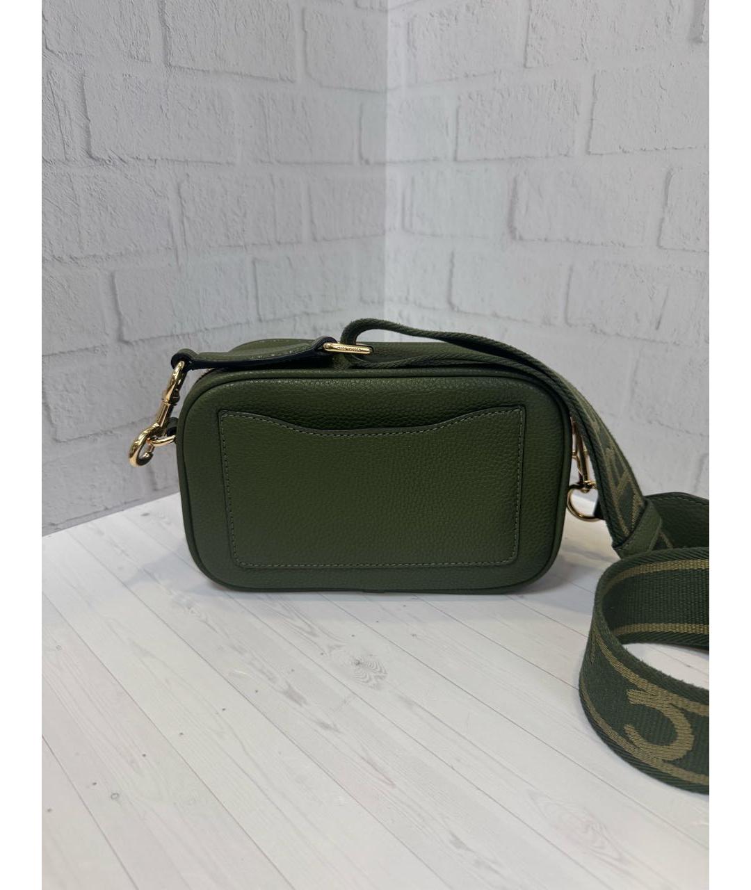 MARC JACOBS Хаки кожаная сумка через плечо, фото 3