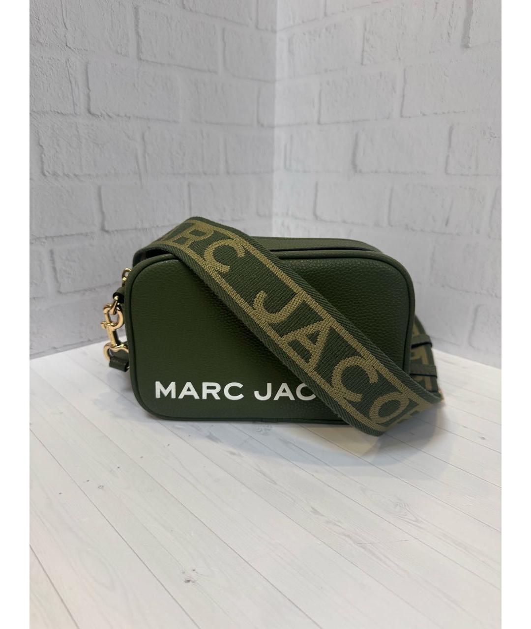 MARC JACOBS Хаки кожаная сумка через плечо, фото 9