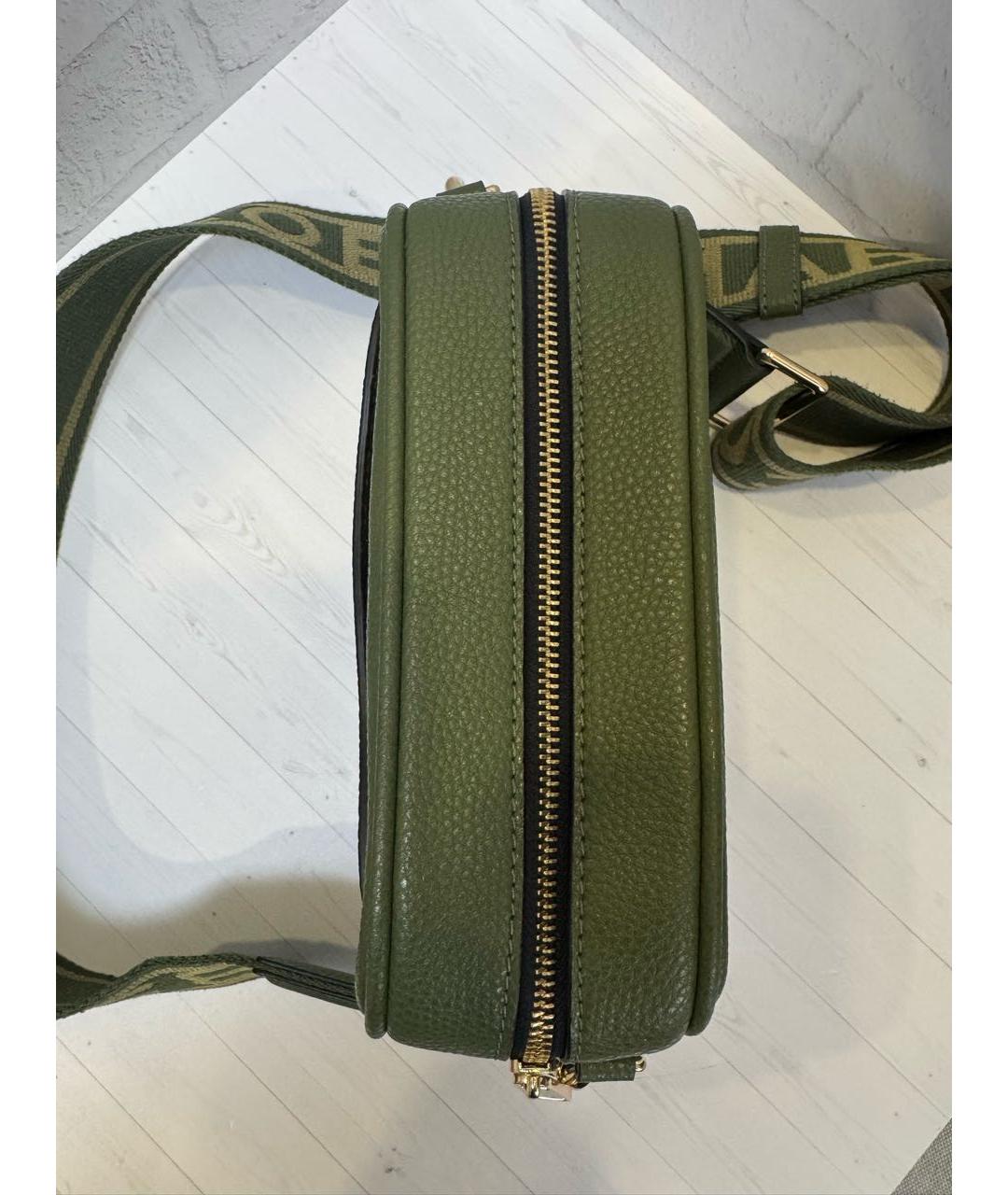 MARC JACOBS Хаки кожаная сумка через плечо, фото 4