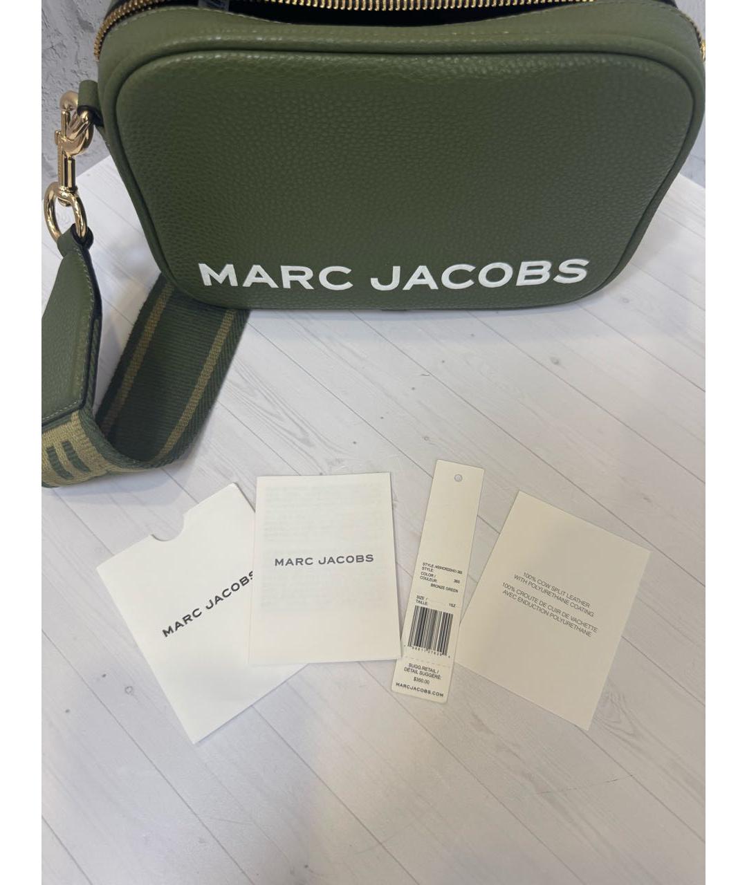 MARC JACOBS Хаки кожаная сумка через плечо, фото 5