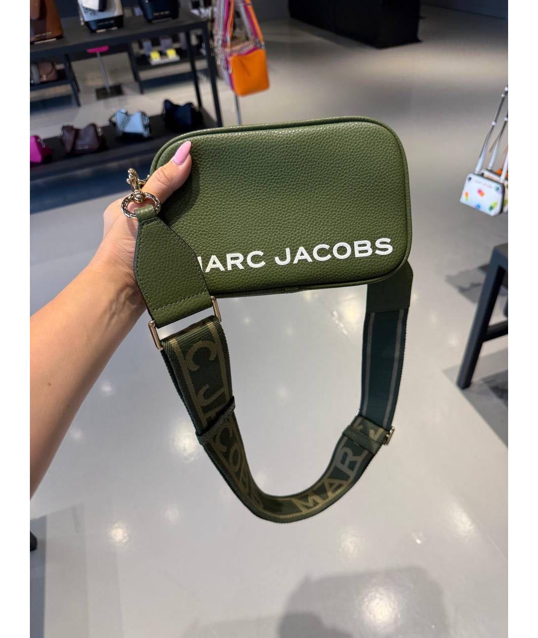 MARC JACOBS Хаки кожаная сумка через плечо, фото 7