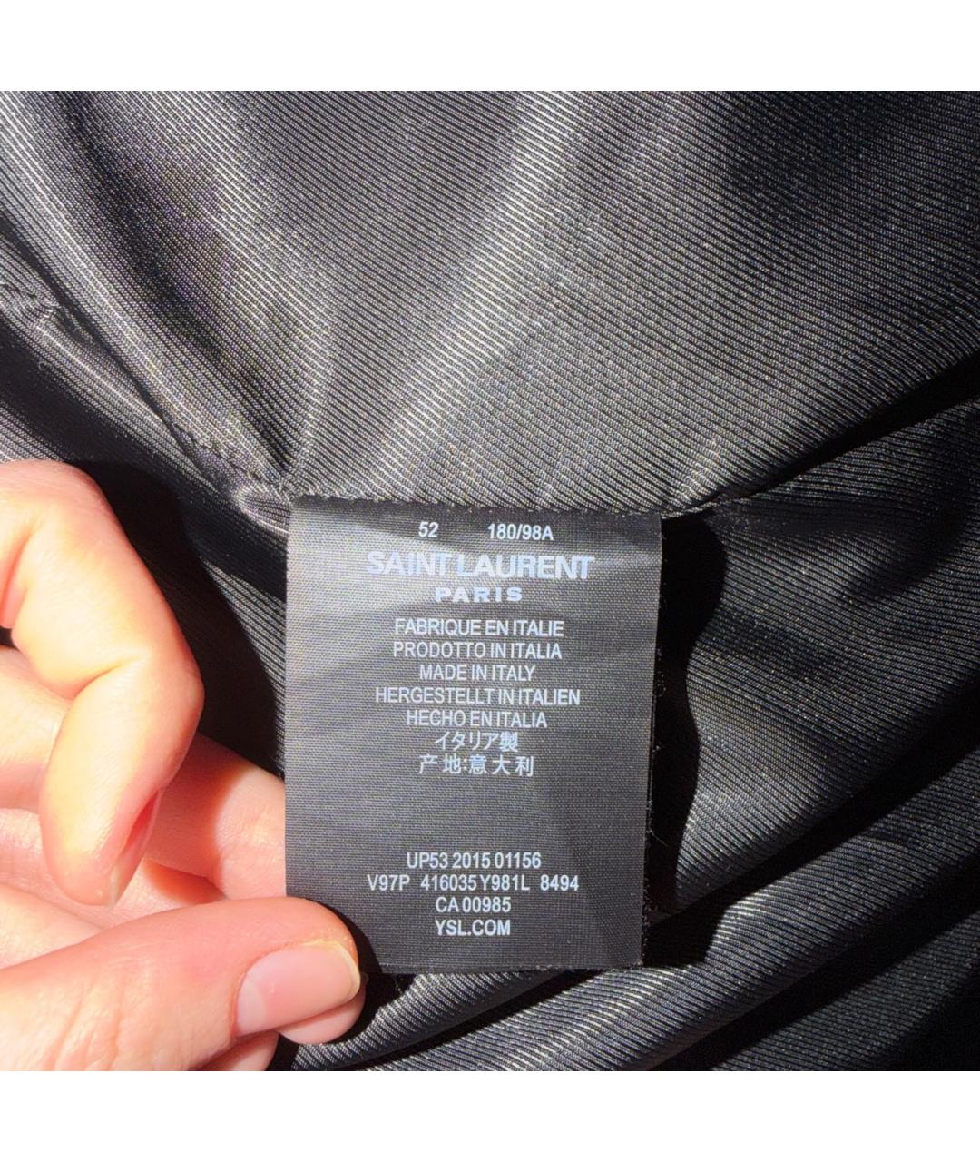 SAINT LAURENT Белая вискозная куртка, фото 4