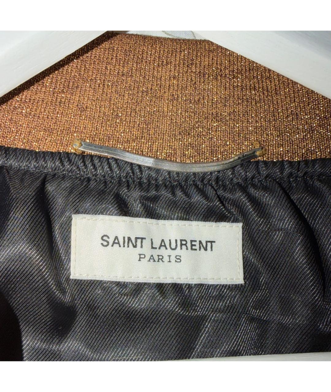 SAINT LAURENT Белая вискозная куртка, фото 3