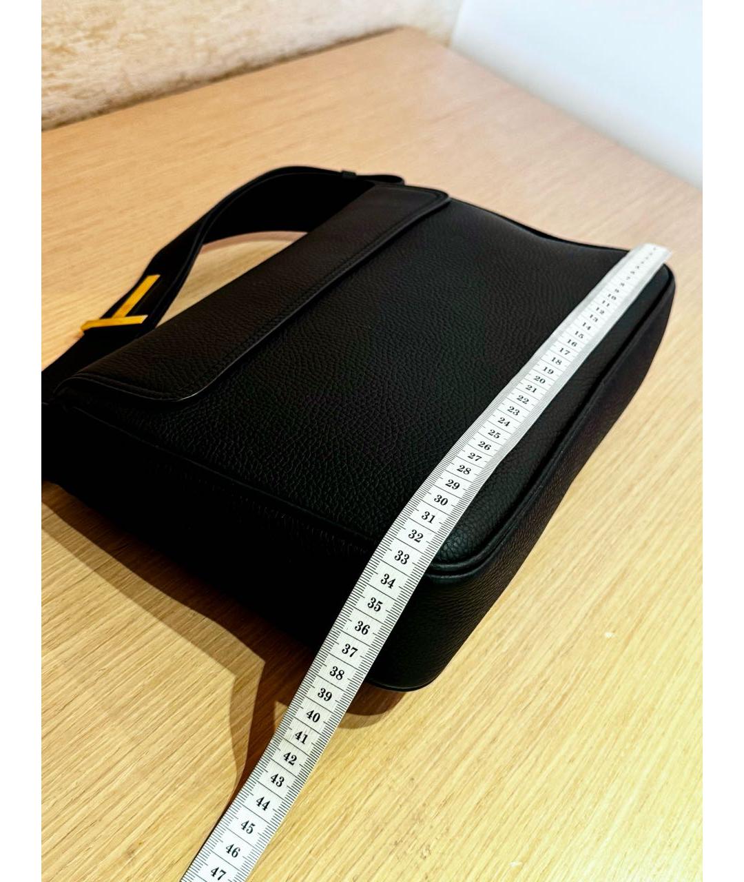 TOM FORD Черная кожаная сумка через плечо, фото 6