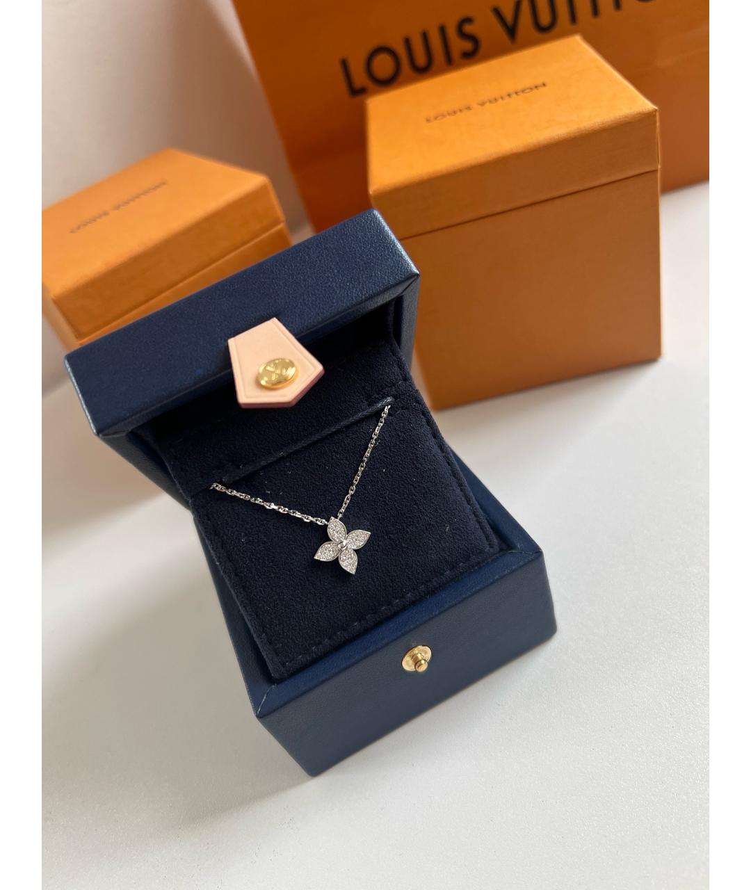 LOUIS VUITTON Серебряное колье из белого золота, фото 9