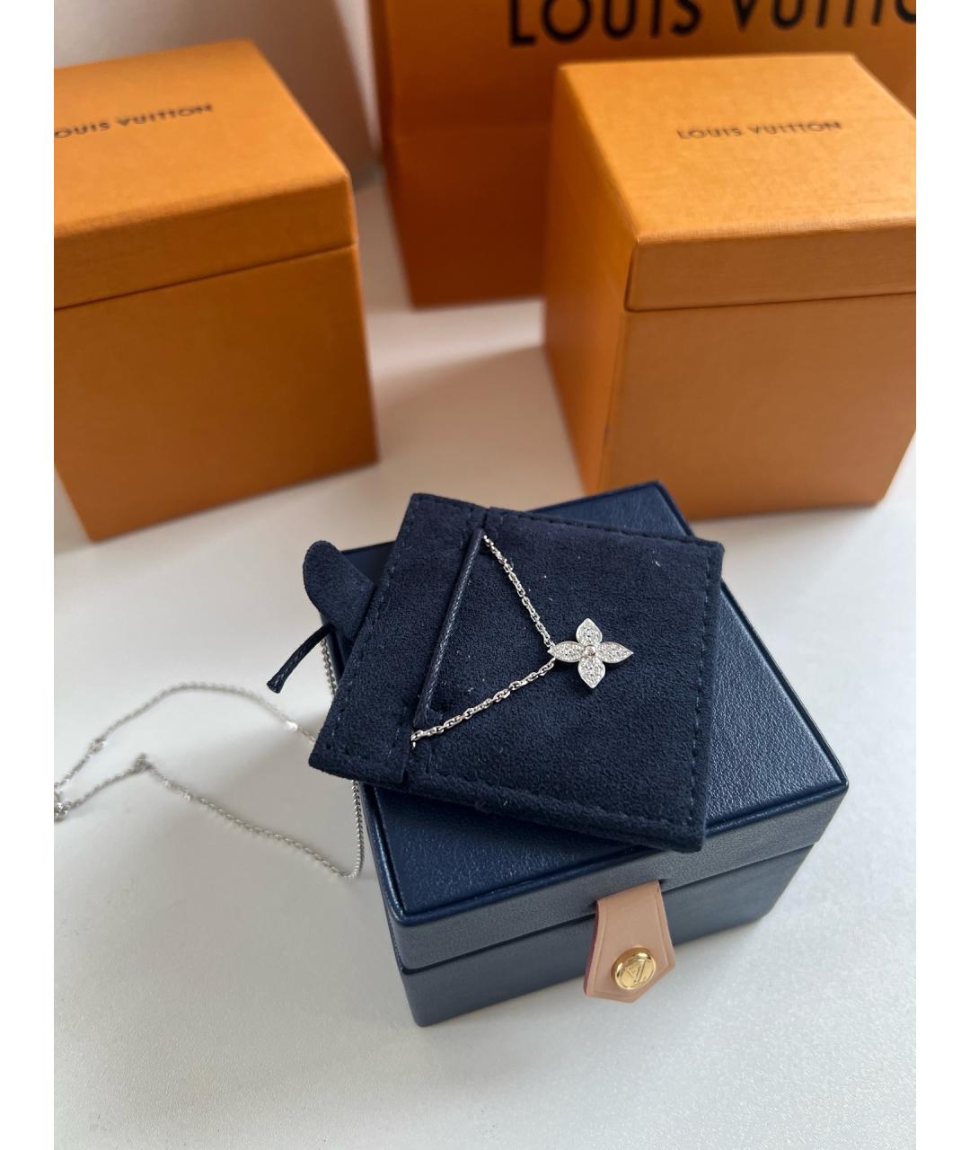 LOUIS VUITTON Серебряное колье из белого золота, фото 2