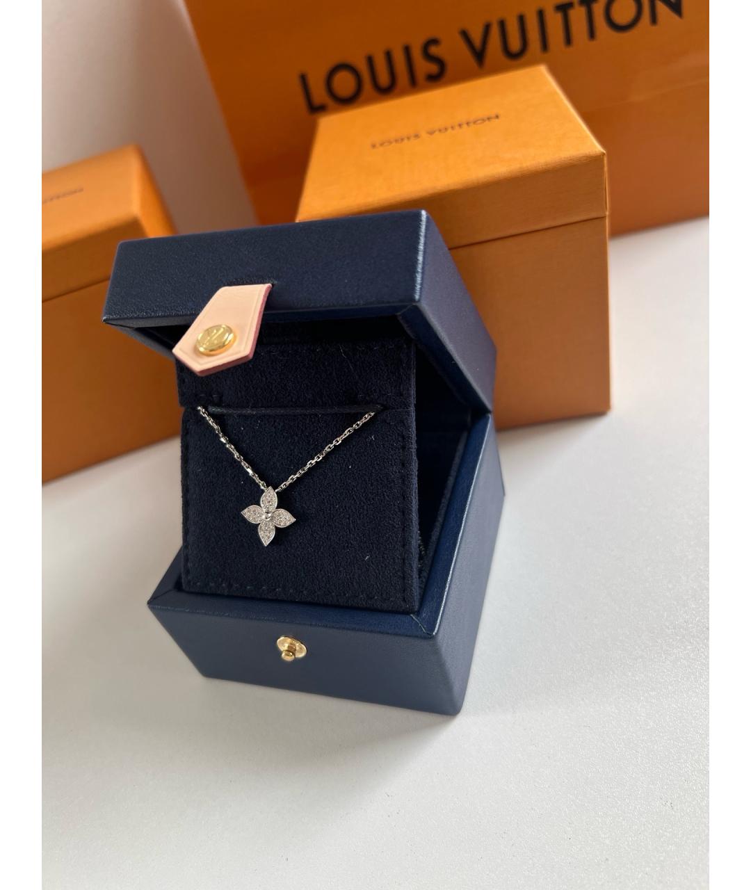 LOUIS VUITTON Серебряное колье из белого золота, фото 6
