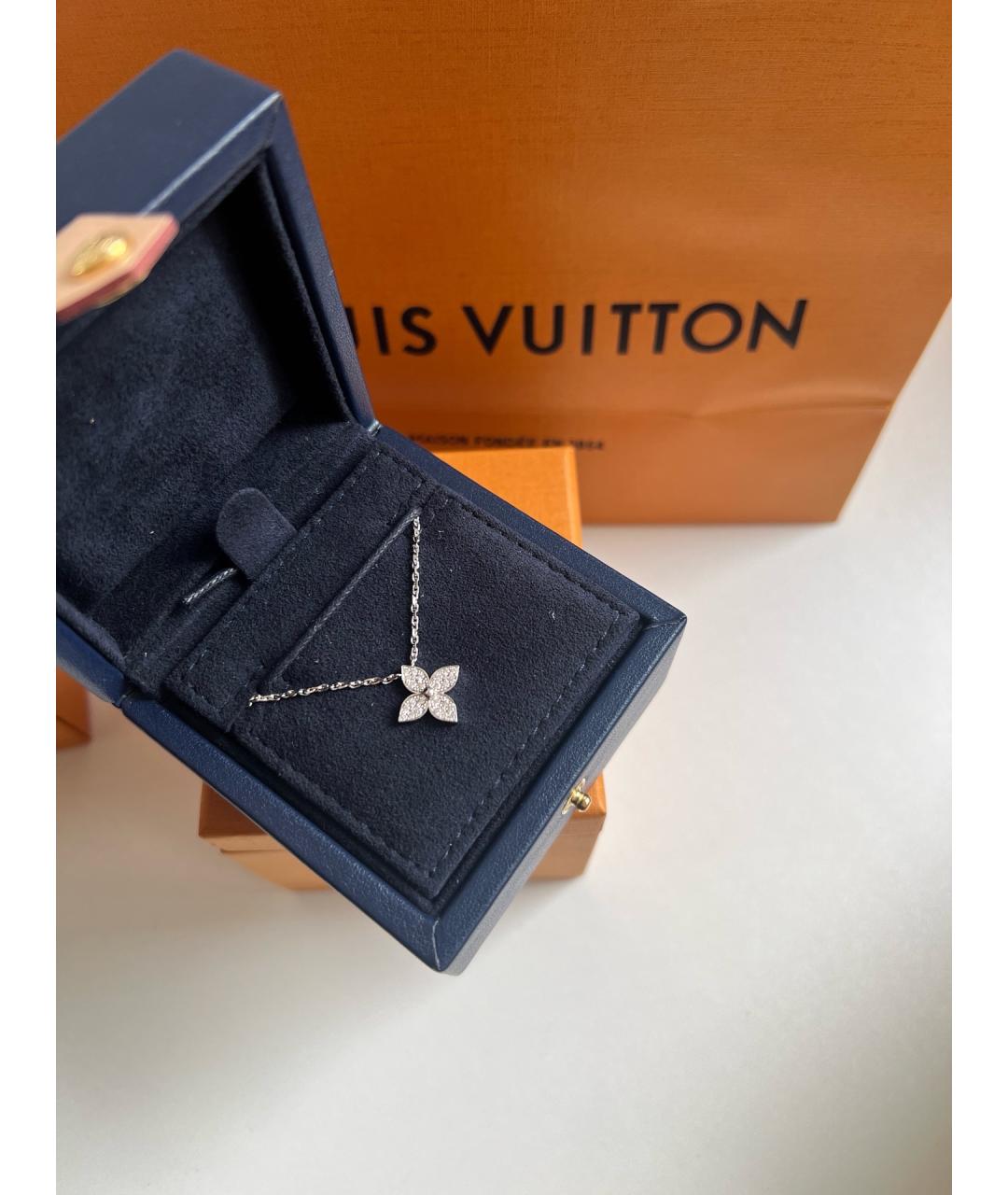 LOUIS VUITTON Серебряное колье из белого золота, фото 8