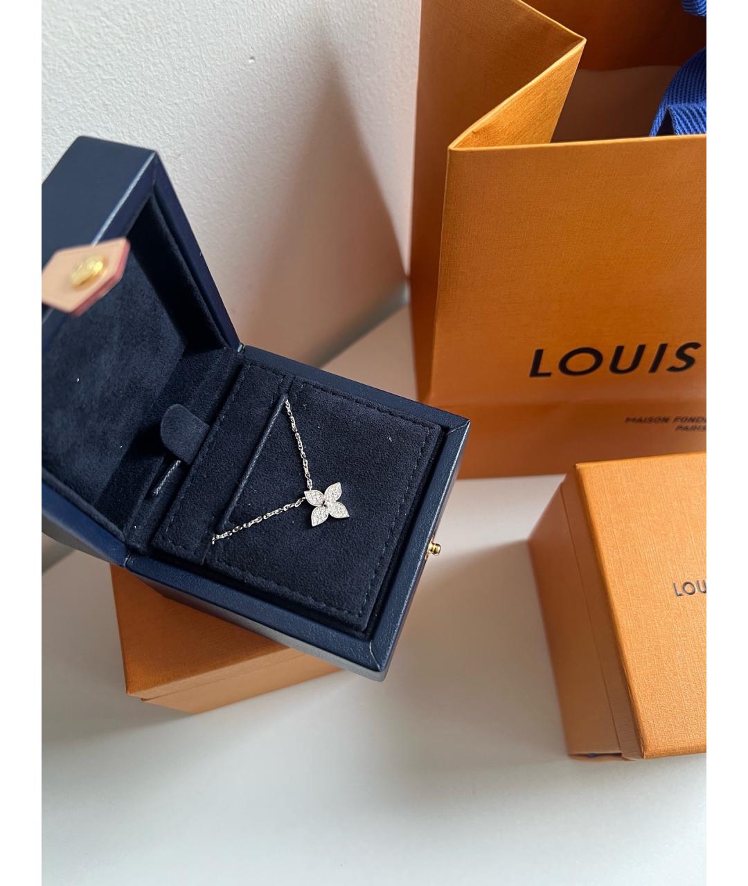 LOUIS VUITTON Серебряное колье из белого золота, фото 7