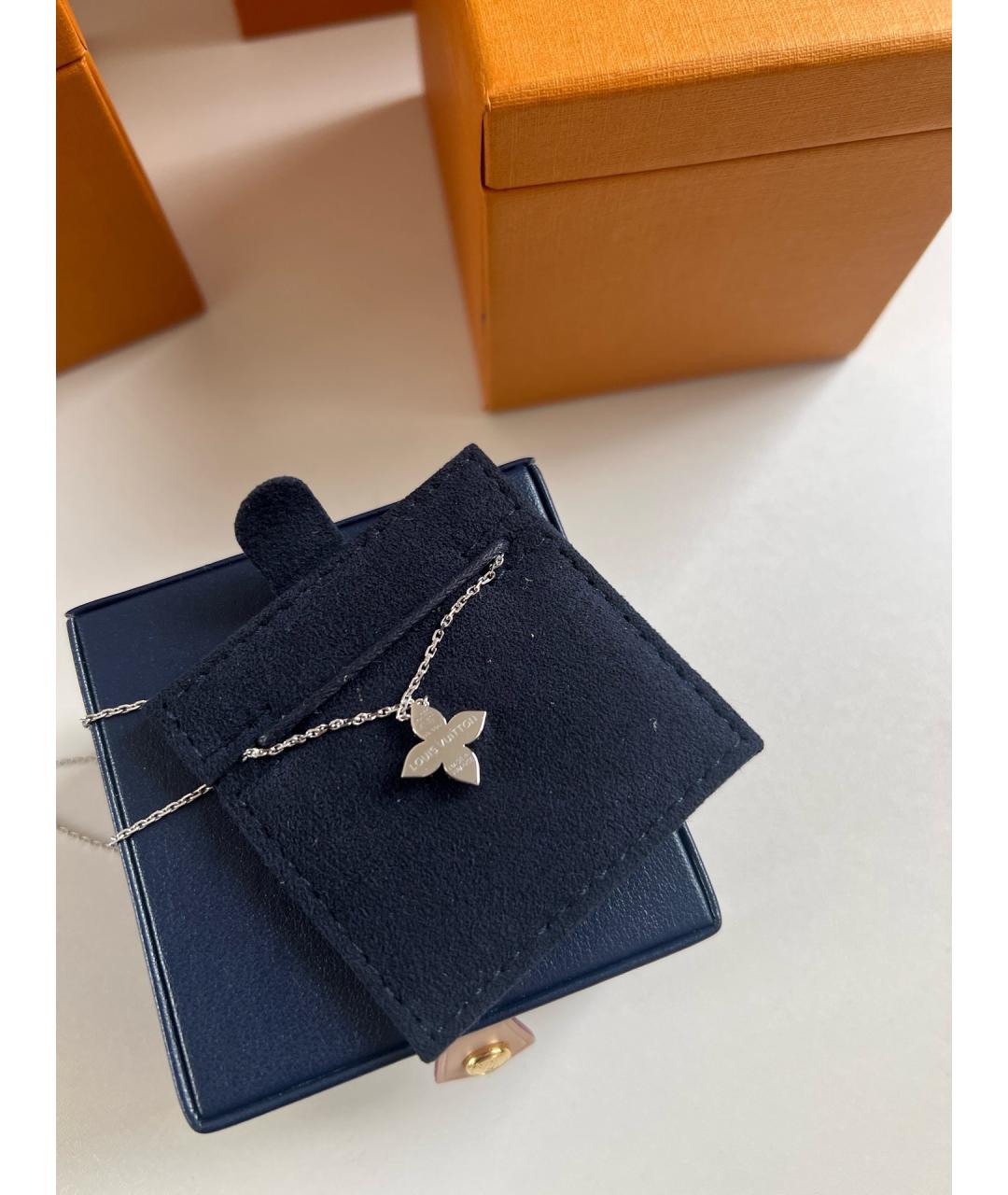 LOUIS VUITTON Серебряное колье из белого золота, фото 3