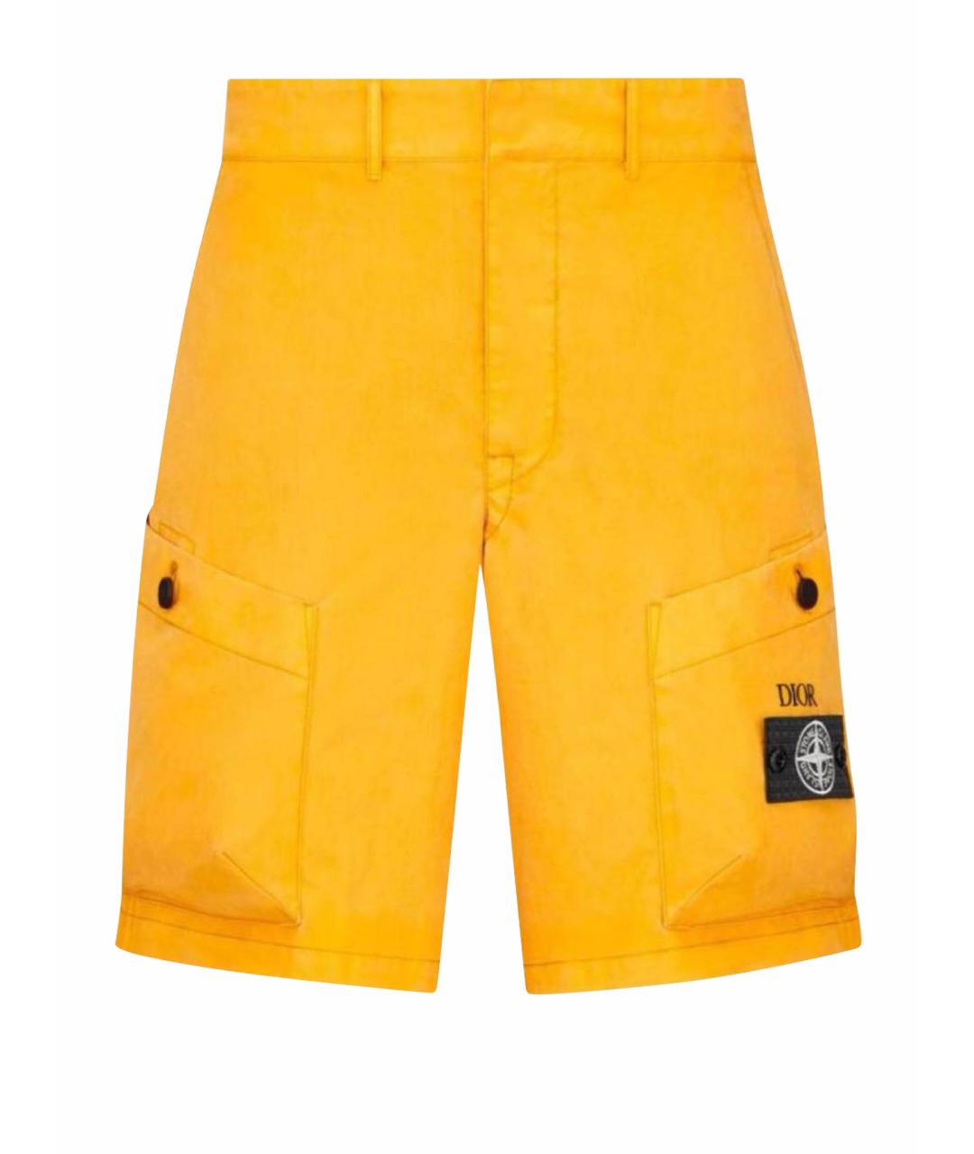 STONE ISLAND Горчичные шорты, фото 1