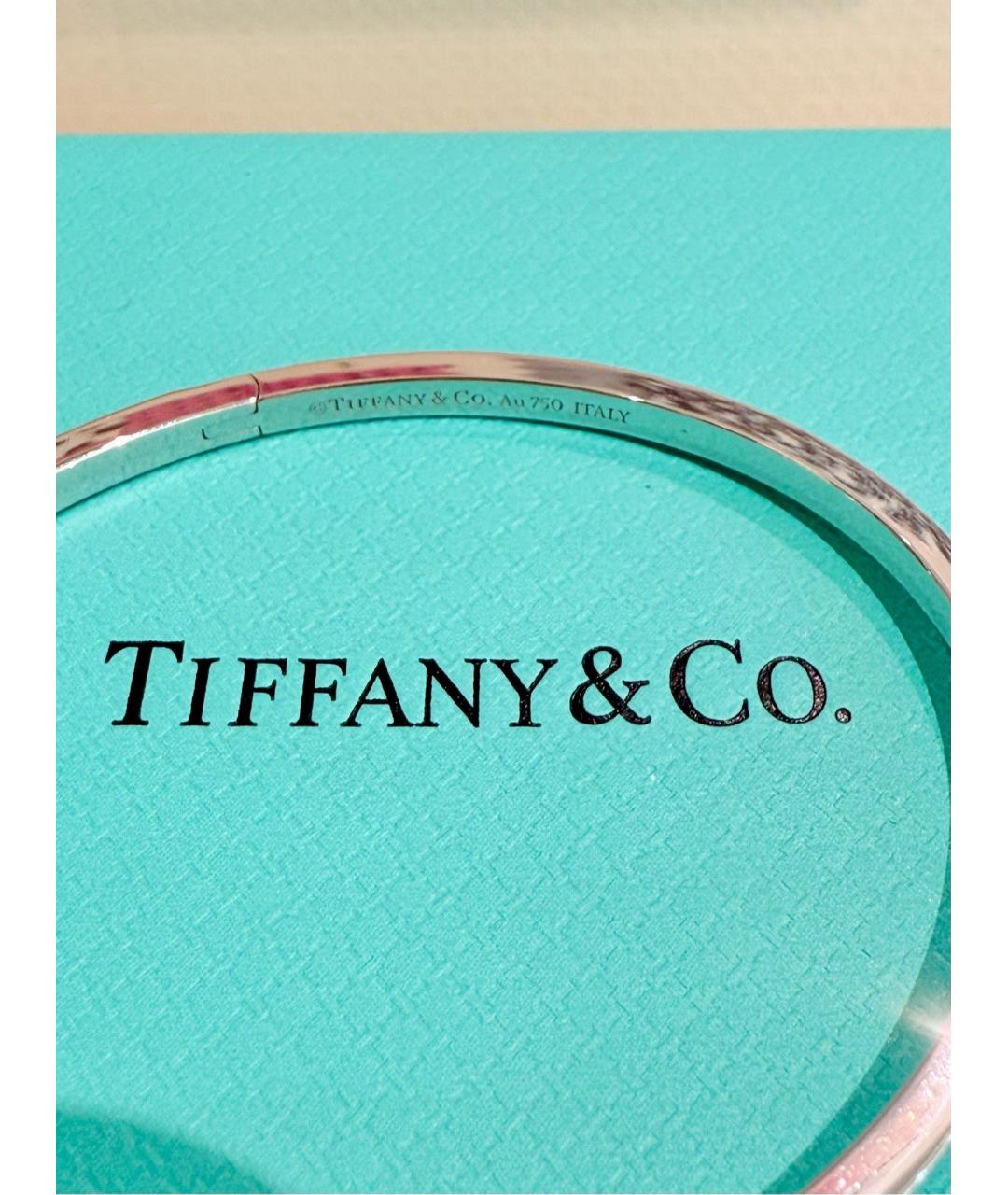 TIFFANY&CO Серебрянный браслет из белого золота, фото 4