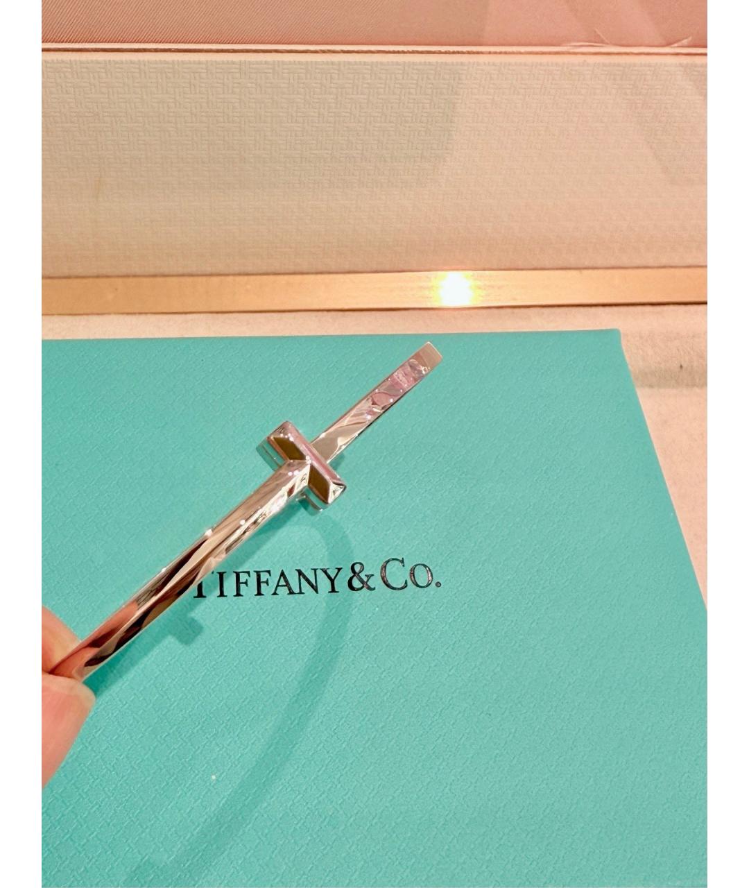 TIFFANY&CO Серебрянный браслет из белого золота, фото 3