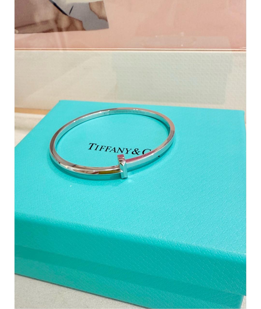 TIFFANY&CO Серебрянный браслет из белого золота, фото 7