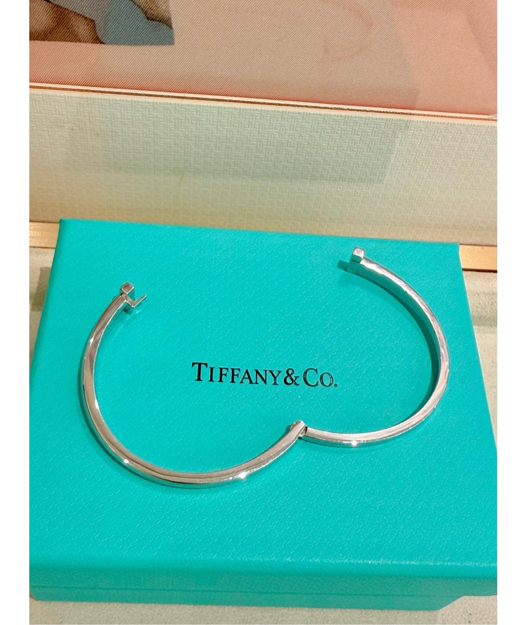 TIFFANY&CO Серебрянный браслет из белого золота, фото 6