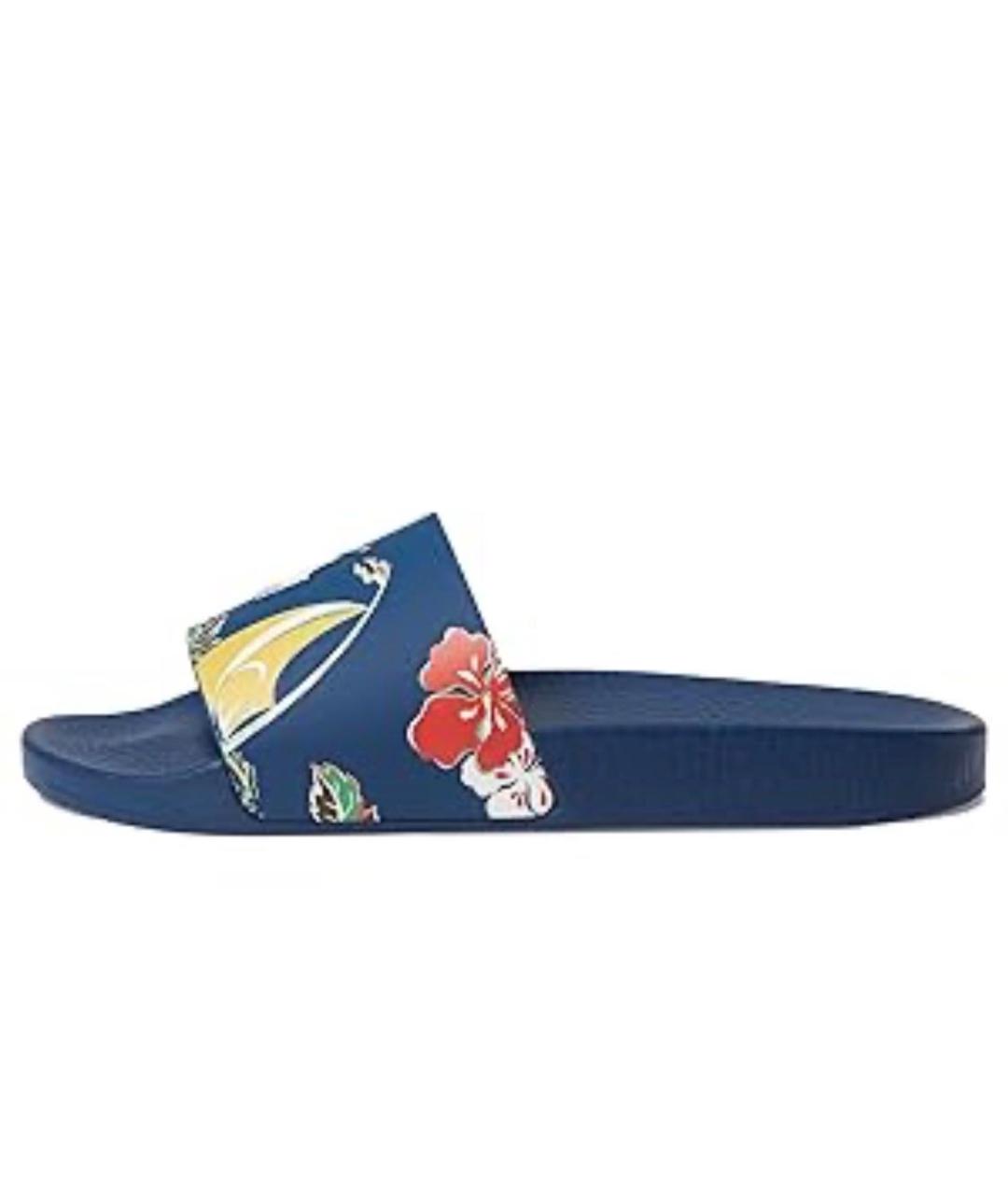 RALPH LAUREN Темно-синие резиновые шлепанцы, фото 9