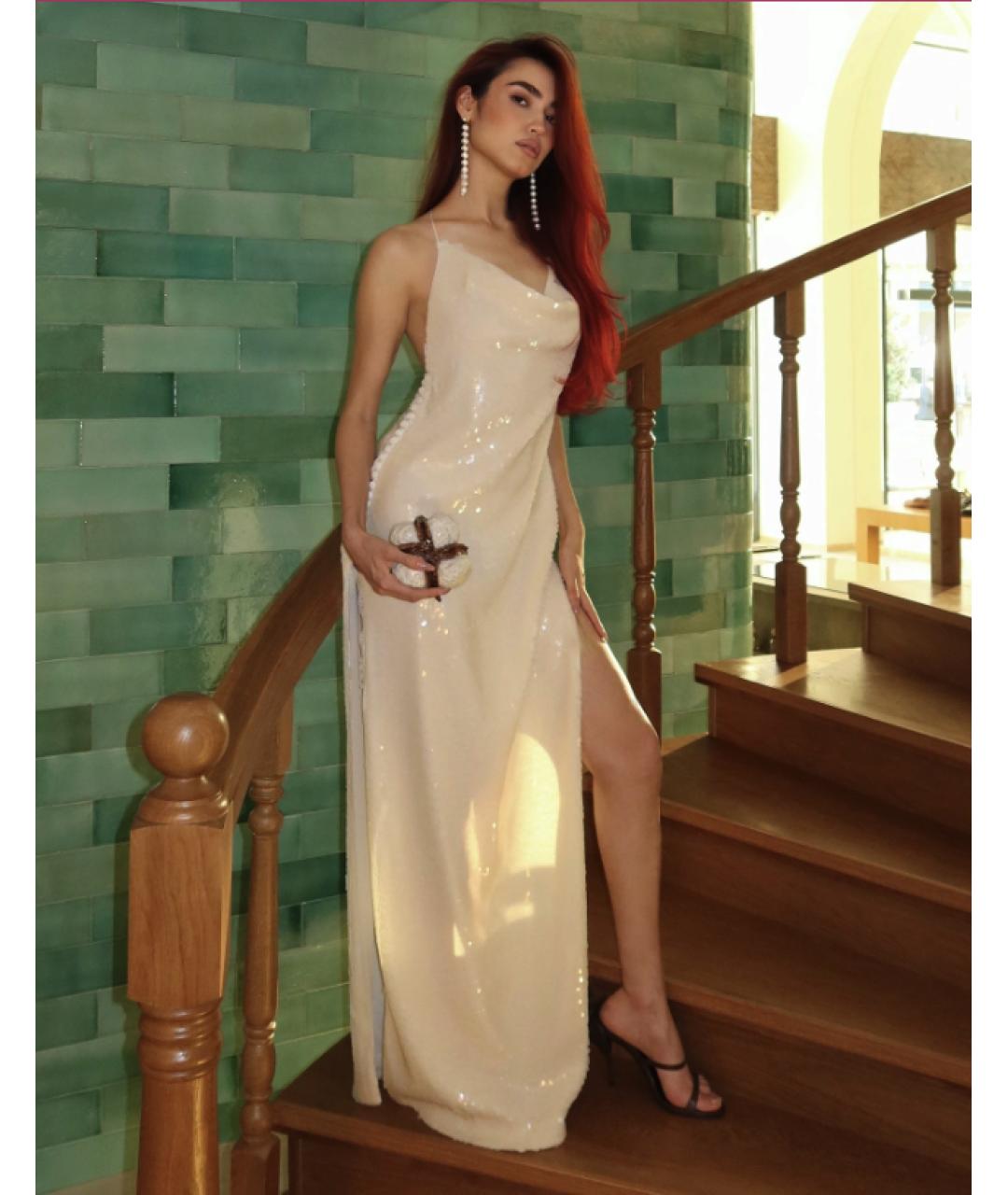 MAGDA BUTRYM Бежевое вечернее платье, фото 3