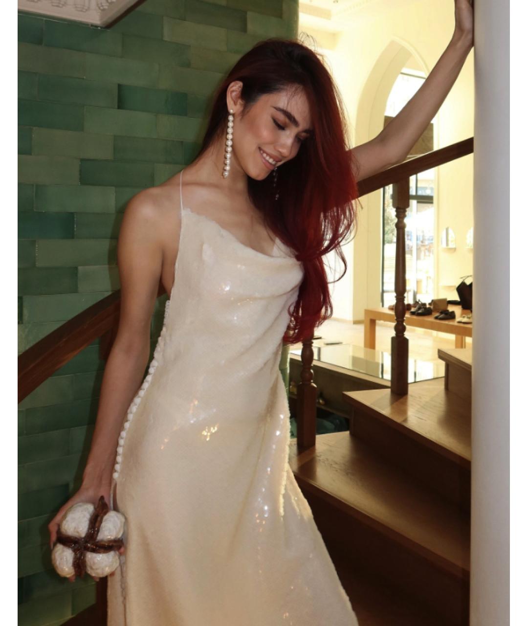 MAGDA BUTRYM Бежевое вечернее платье, фото 4