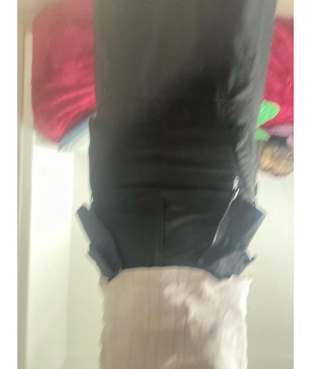 Hyein Seo Черная хлопковая юбка макси, фото 6