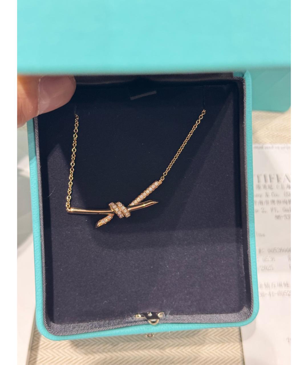 TIFFANY&CO Золотое колье из желтого золота, фото 5