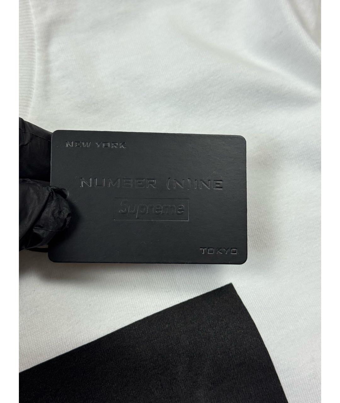 SUPREME Белая хлопковая футболка, фото 7