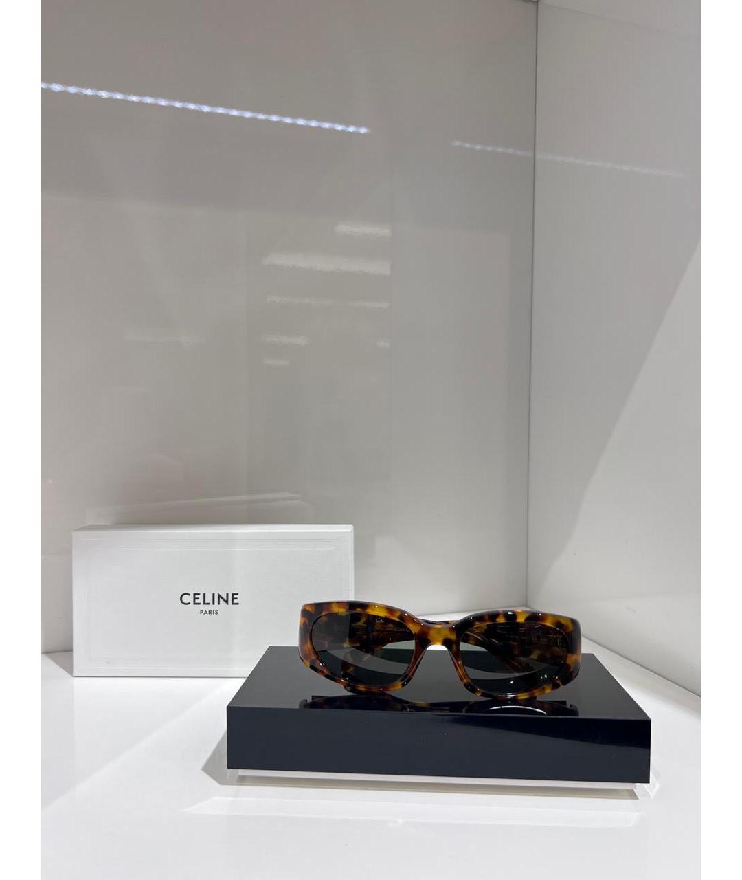 CELINE Мульти пластиковые солнцезащитные очки, фото 2