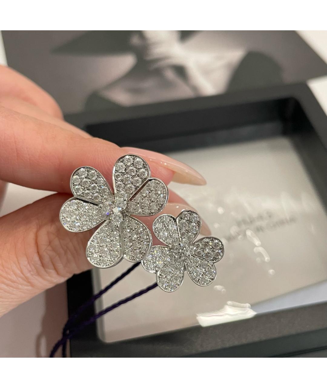 VAN CLEEF & ARPELS Серебряное кольцо из белого золота, фото 4