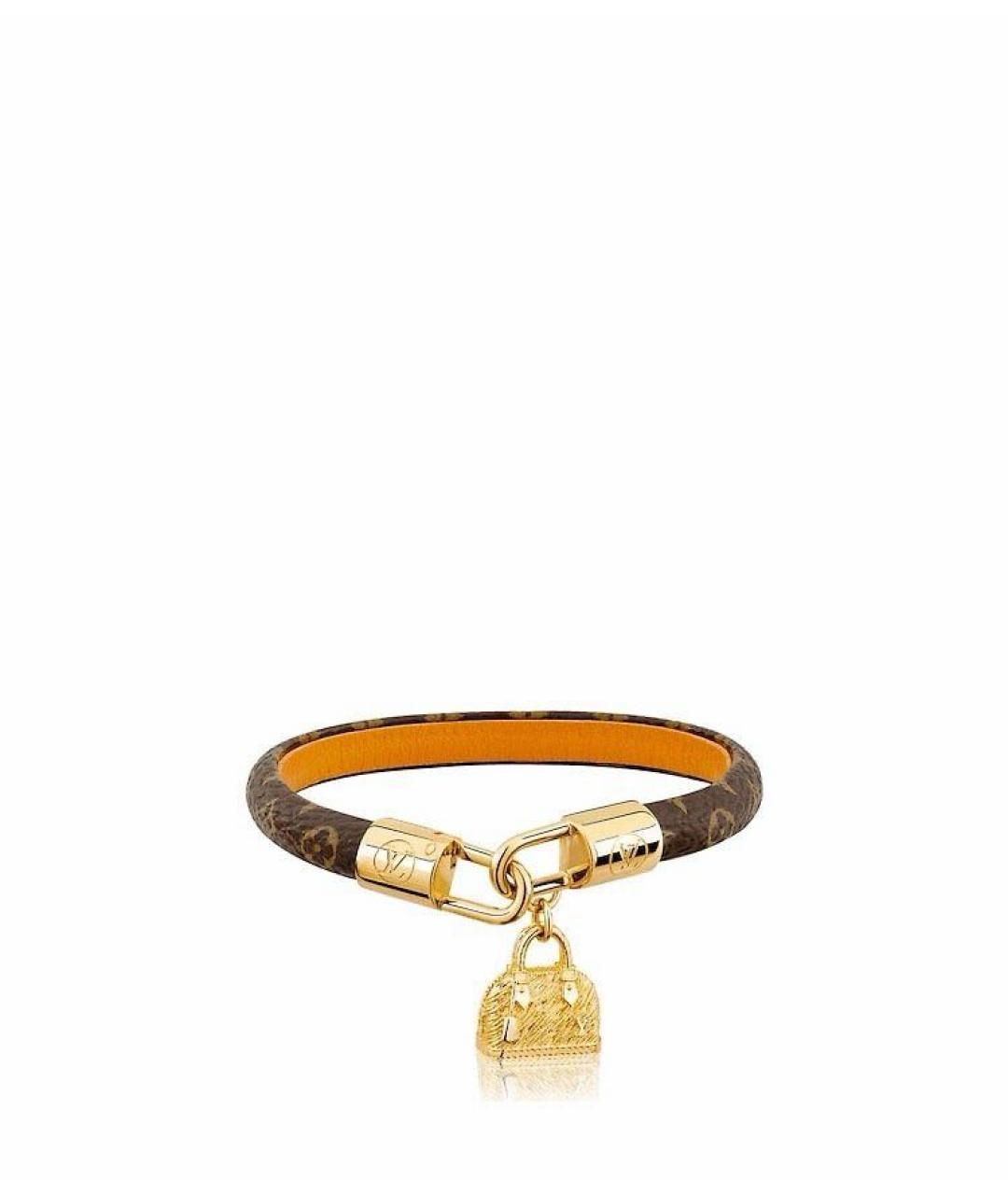 LOUIS VUITTON Коричневый браслет, фото 5