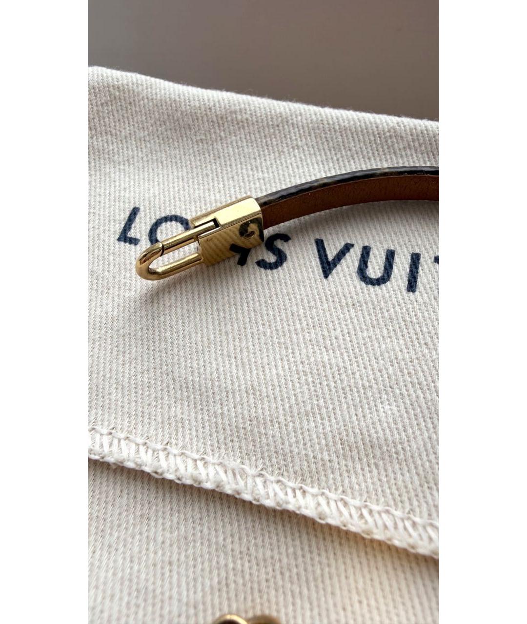 LOUIS VUITTON Коричневый браслет, фото 4