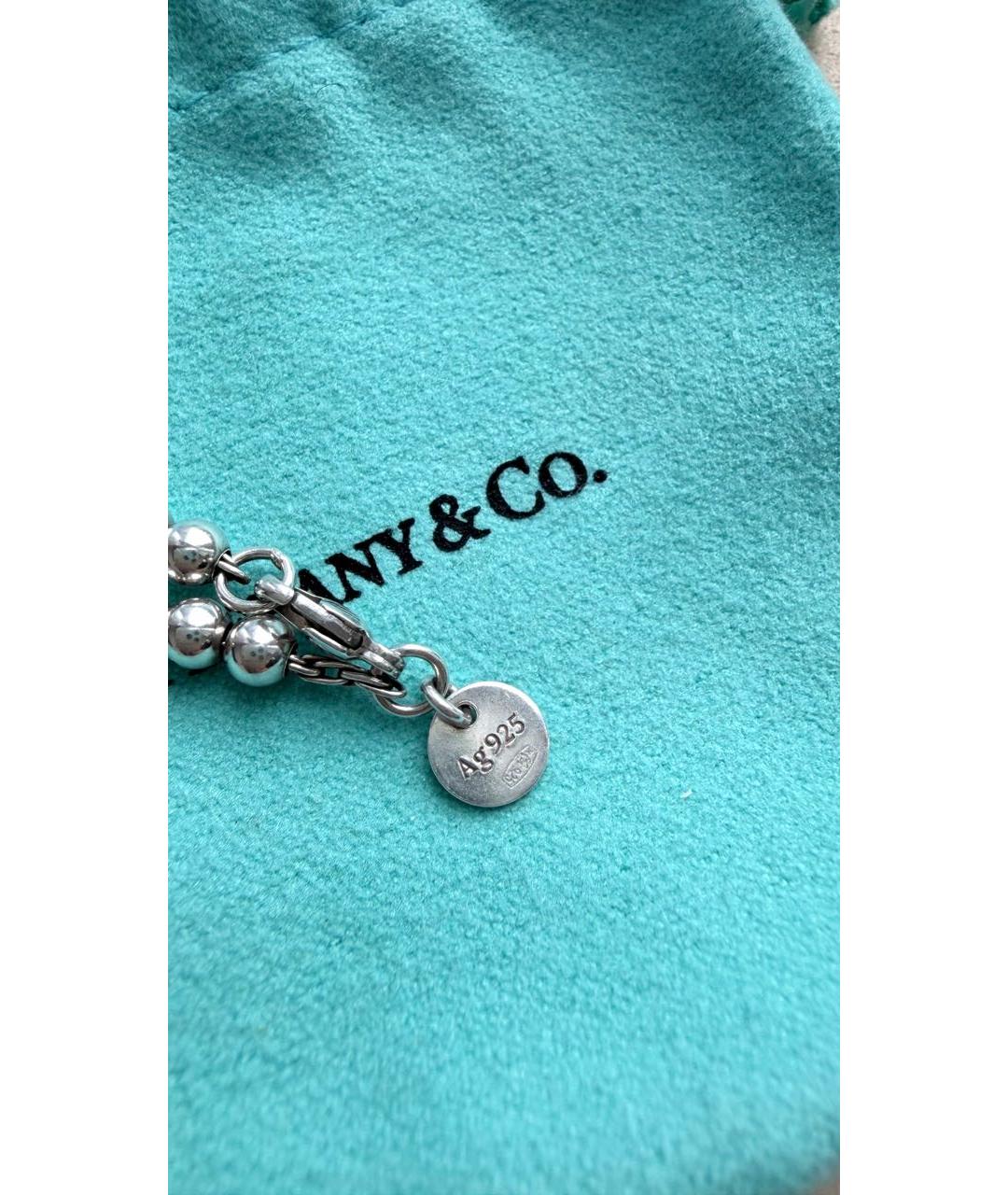 TIFFANY&CO Бирюзовый серебряный браслет, фото 4