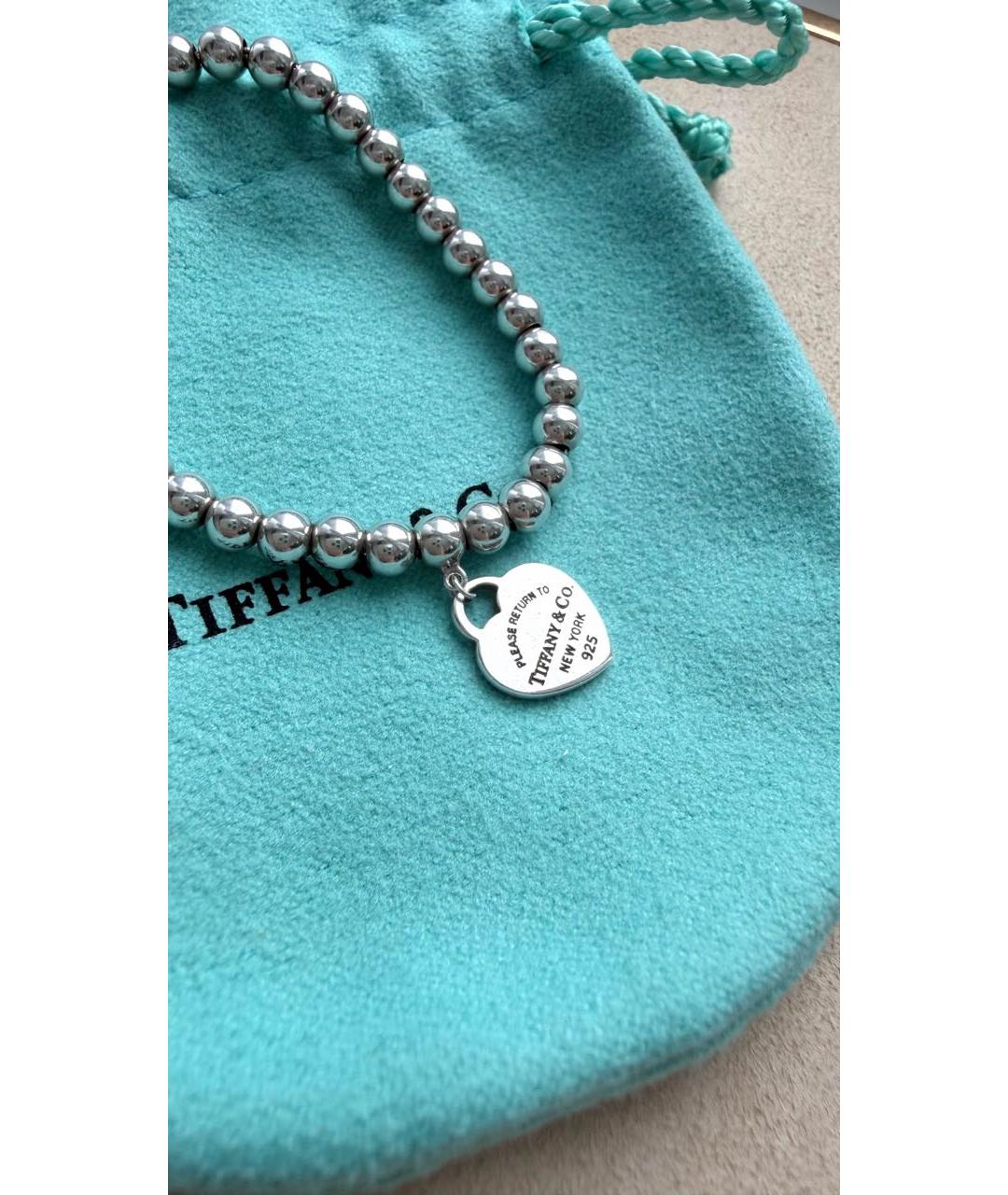 TIFFANY&CO Бирюзовый серебряный браслет, фото 3