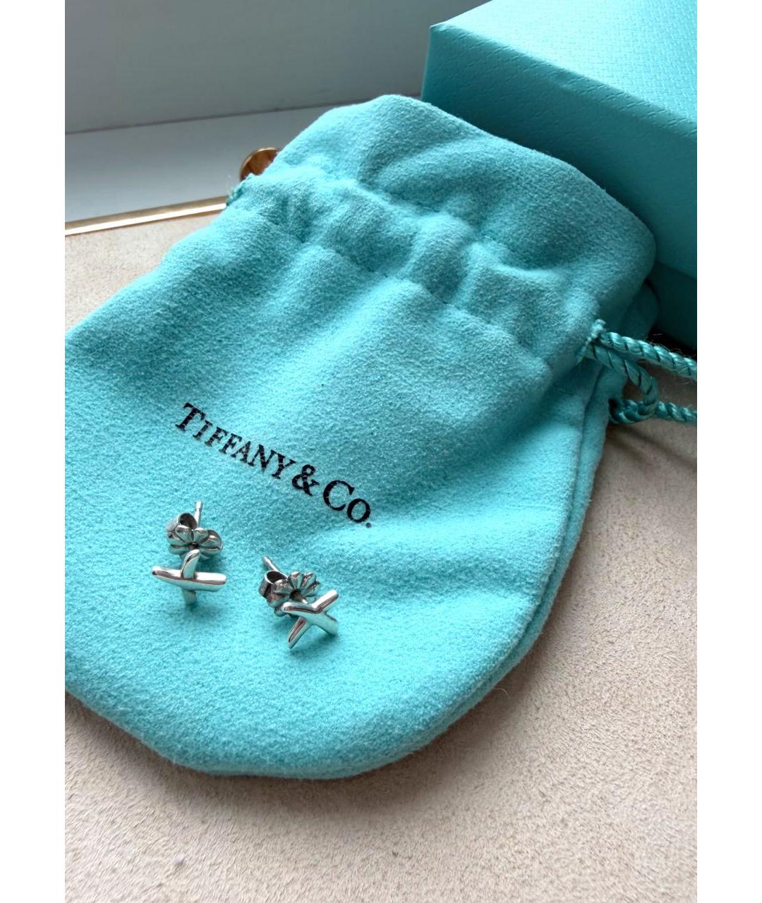 TIFFANY&CO Серебряные серебряные серьги, фото 2