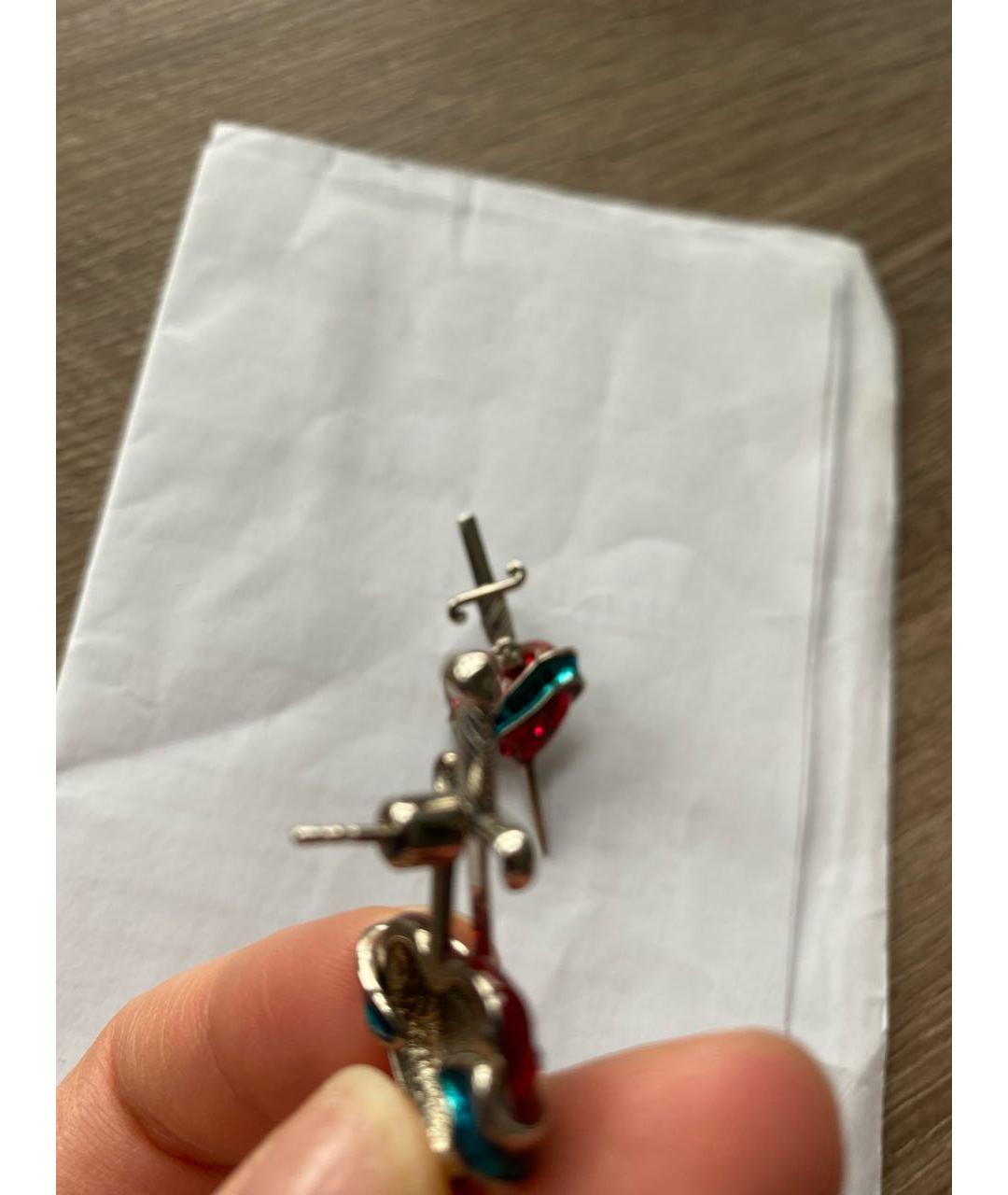 JEAN PAUL GAULTIER Красные серьги, фото 3