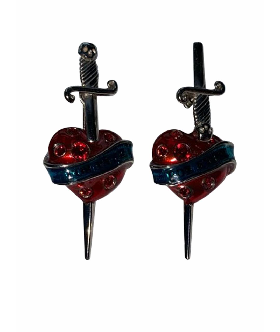 JEAN PAUL GAULTIER Красные серьги, фото 1