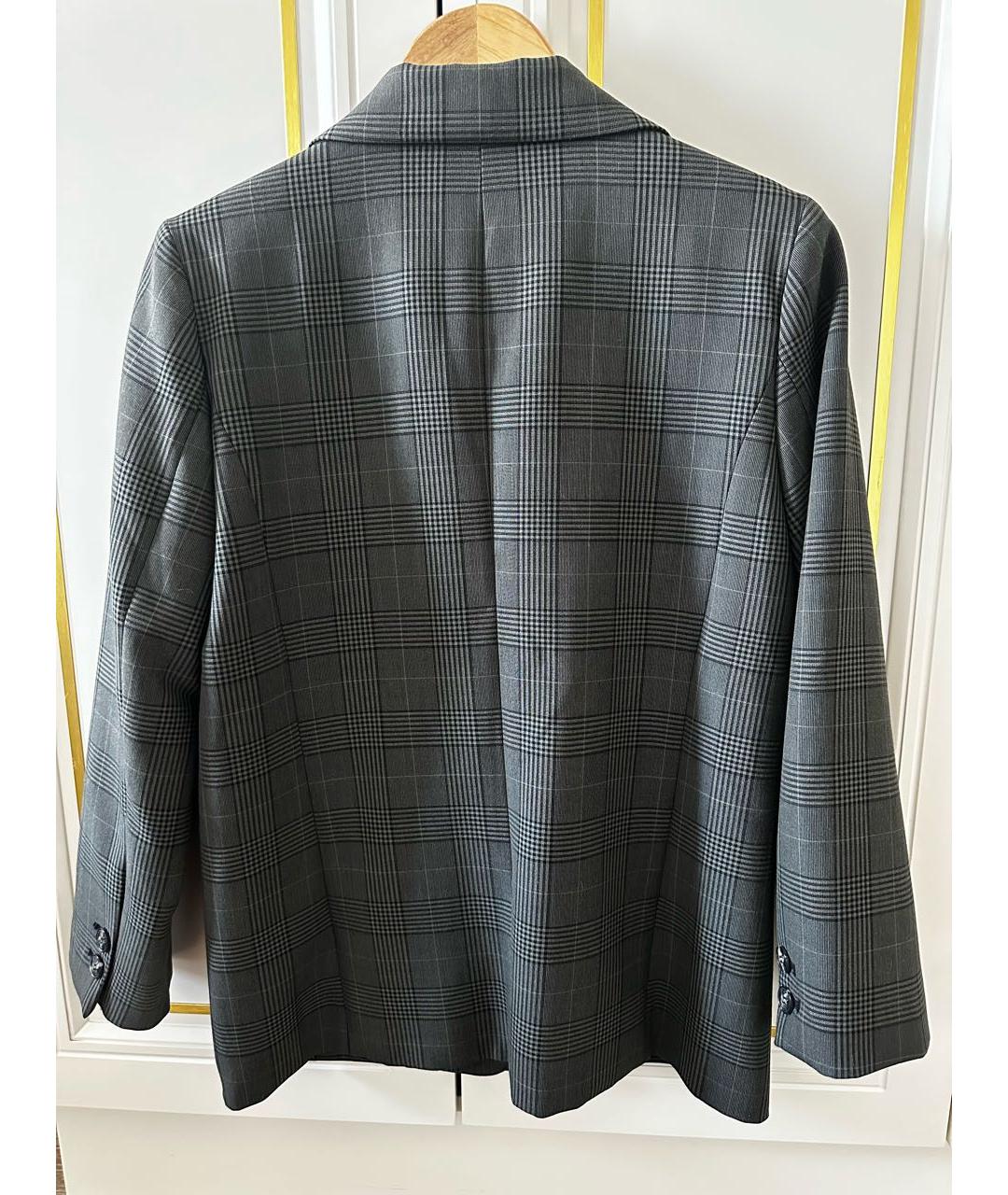 GANNI Хаки полиэстеровый жакет/пиджак, фото 2