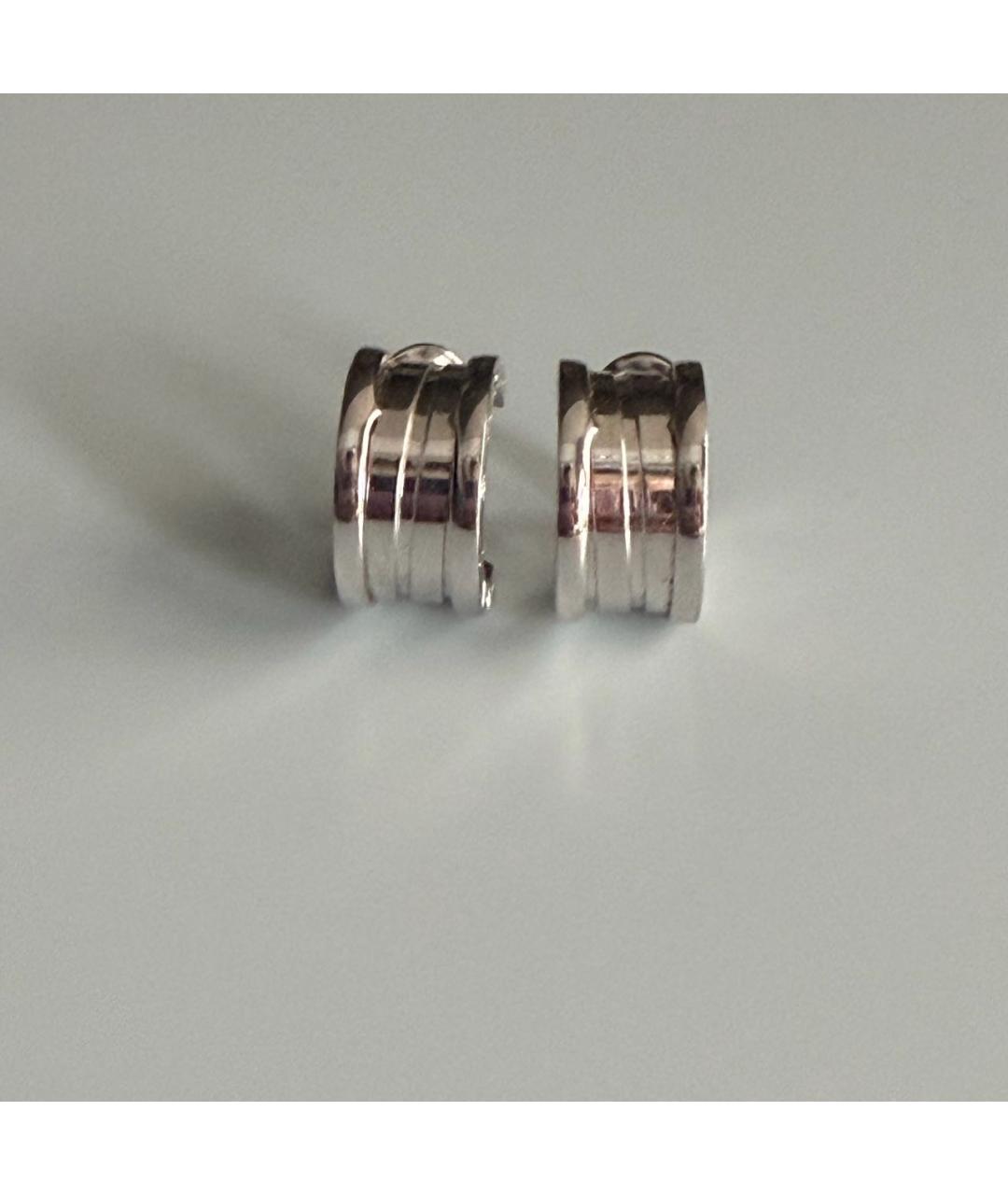 BVLGARI Белые серьги из белого золота, фото 5