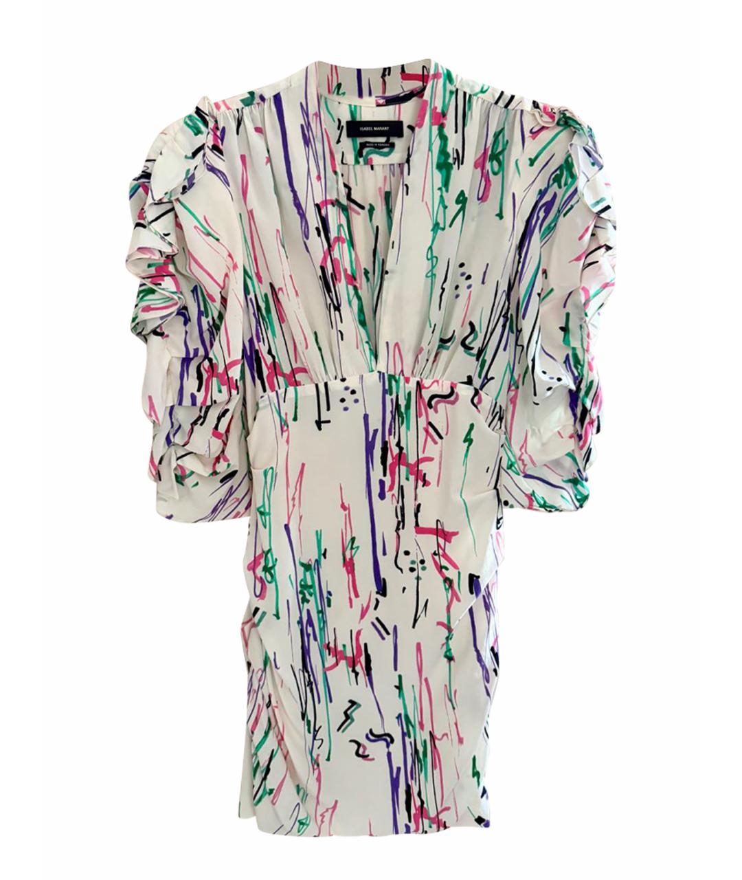 ISABEL MARANT Мульти шелковое коктейльное платье, фото 1