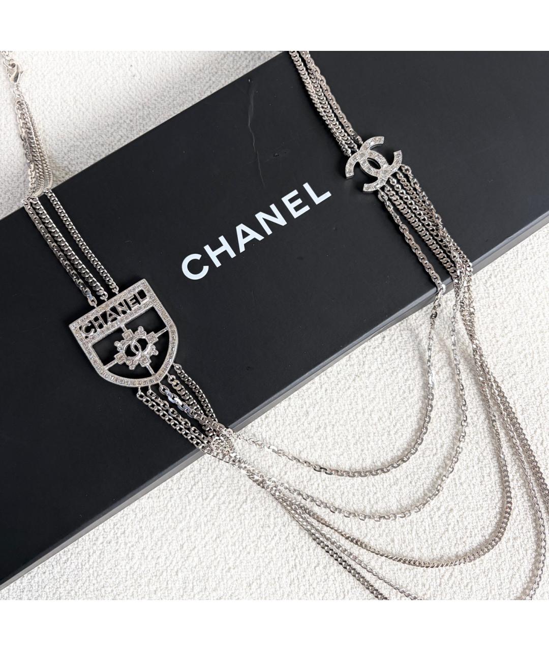 CHANEL Серебряное колье, фото 6