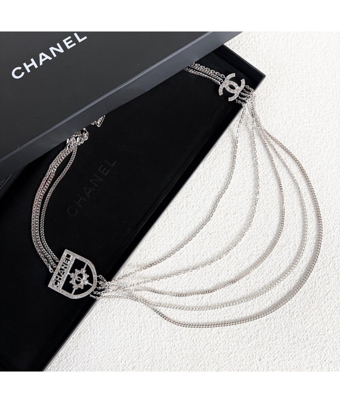 CHANEL Серебряное колье, фото 2